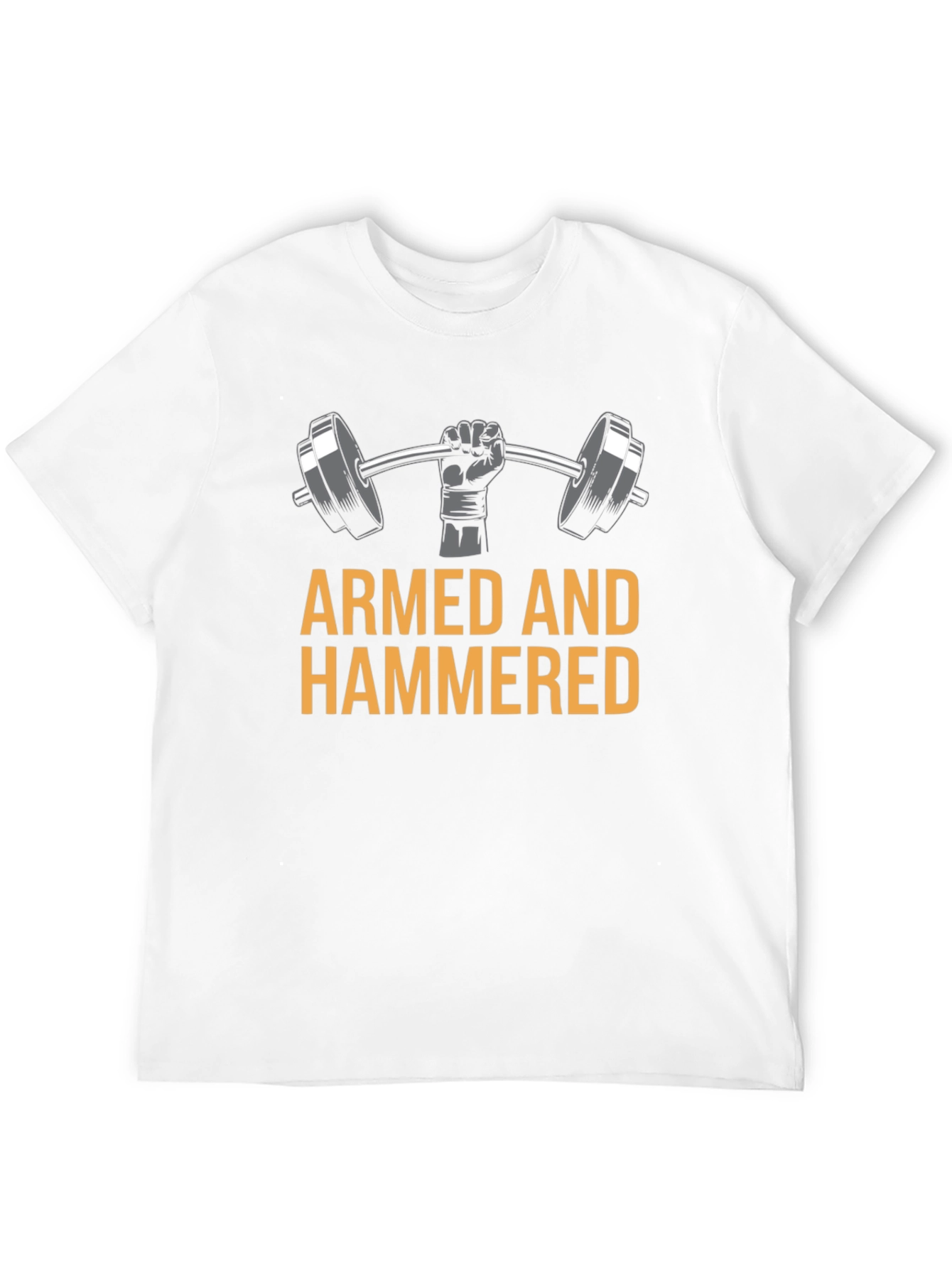 Camiseta Negra Armed and Hammered Gym