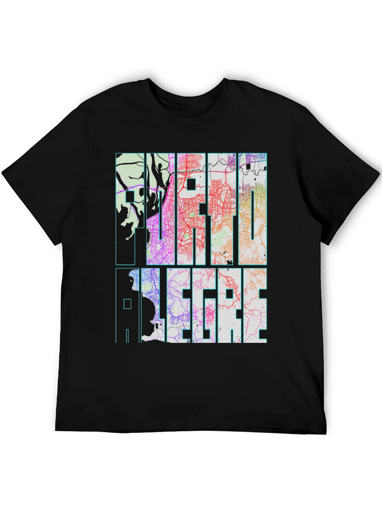 Camiseta Porto Alegre Diseño Urbano