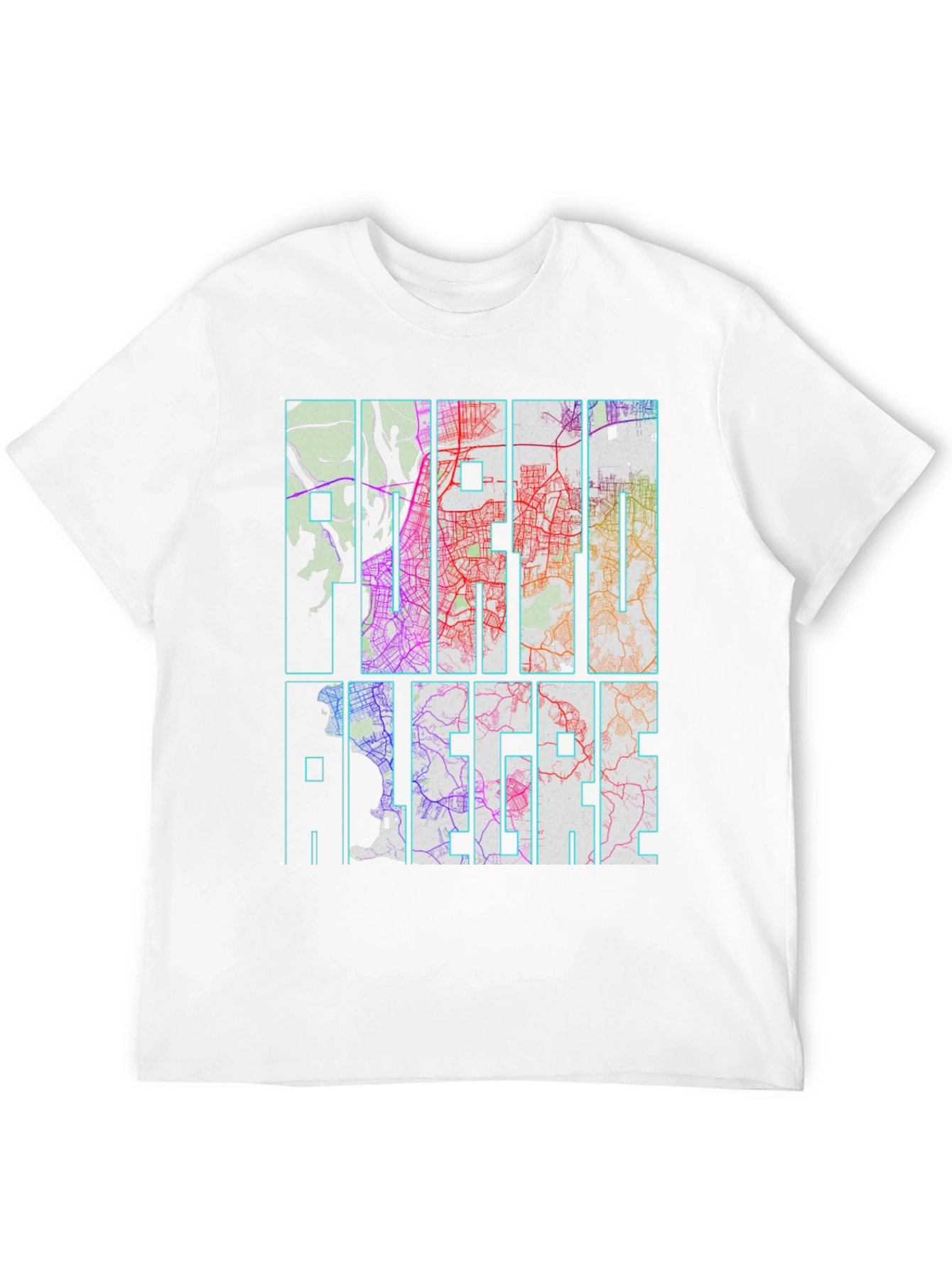 Camiseta Porto Alegre Diseño Urbano