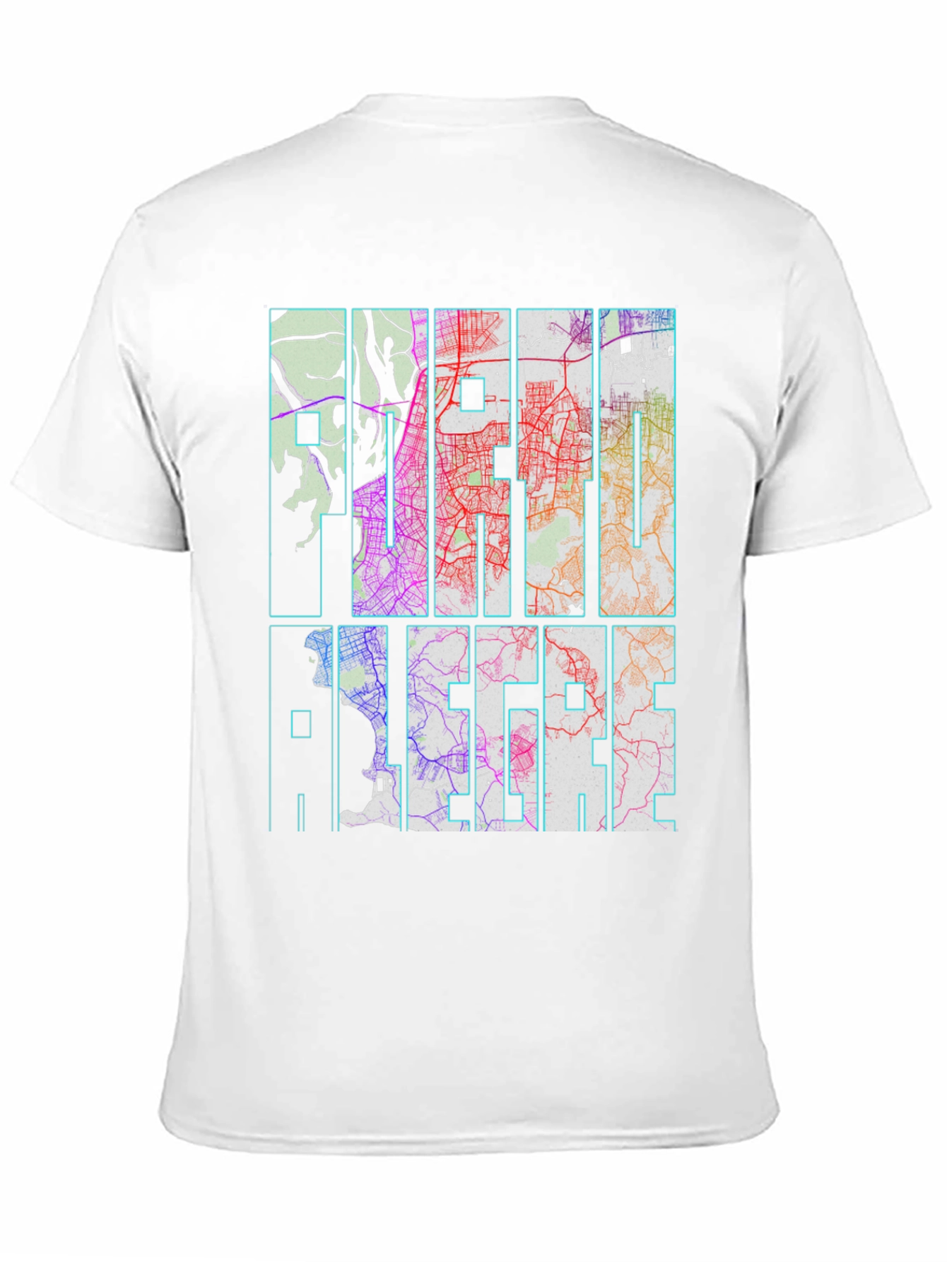 Camiseta Porto Alegre Diseño Urbano