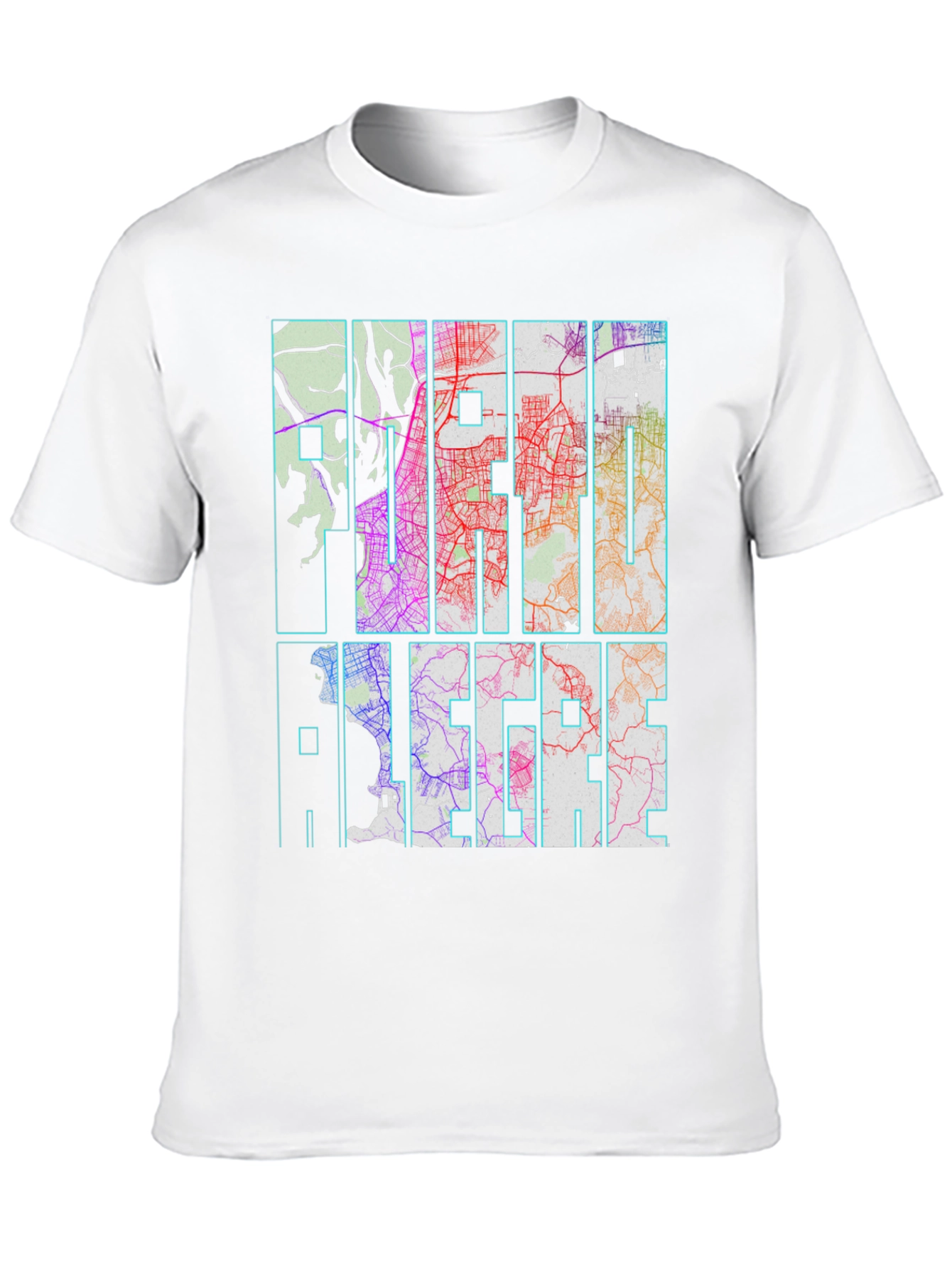 Camiseta Porto Alegre Diseño Urbano
