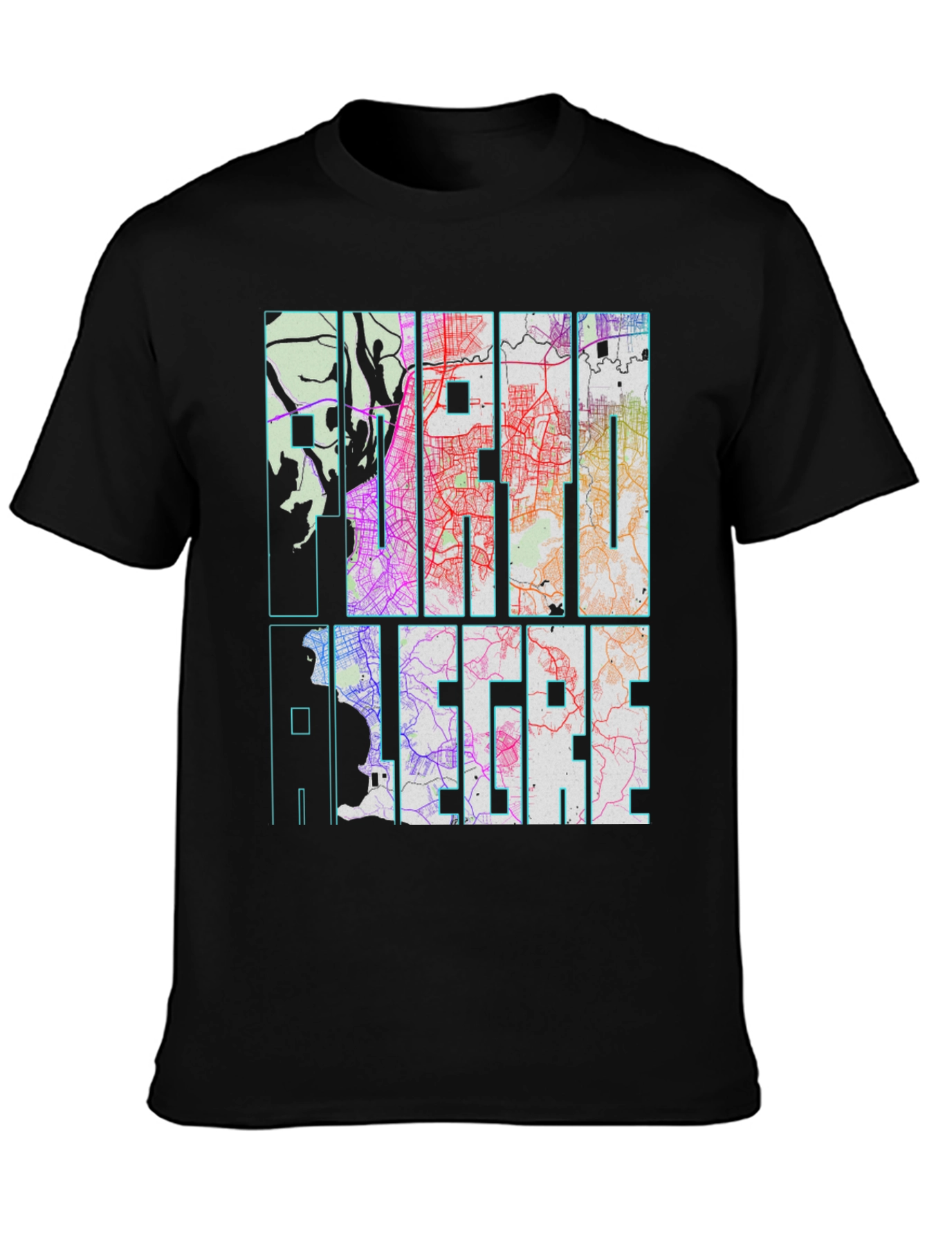 Camiseta Porto Alegre Diseño Urbano