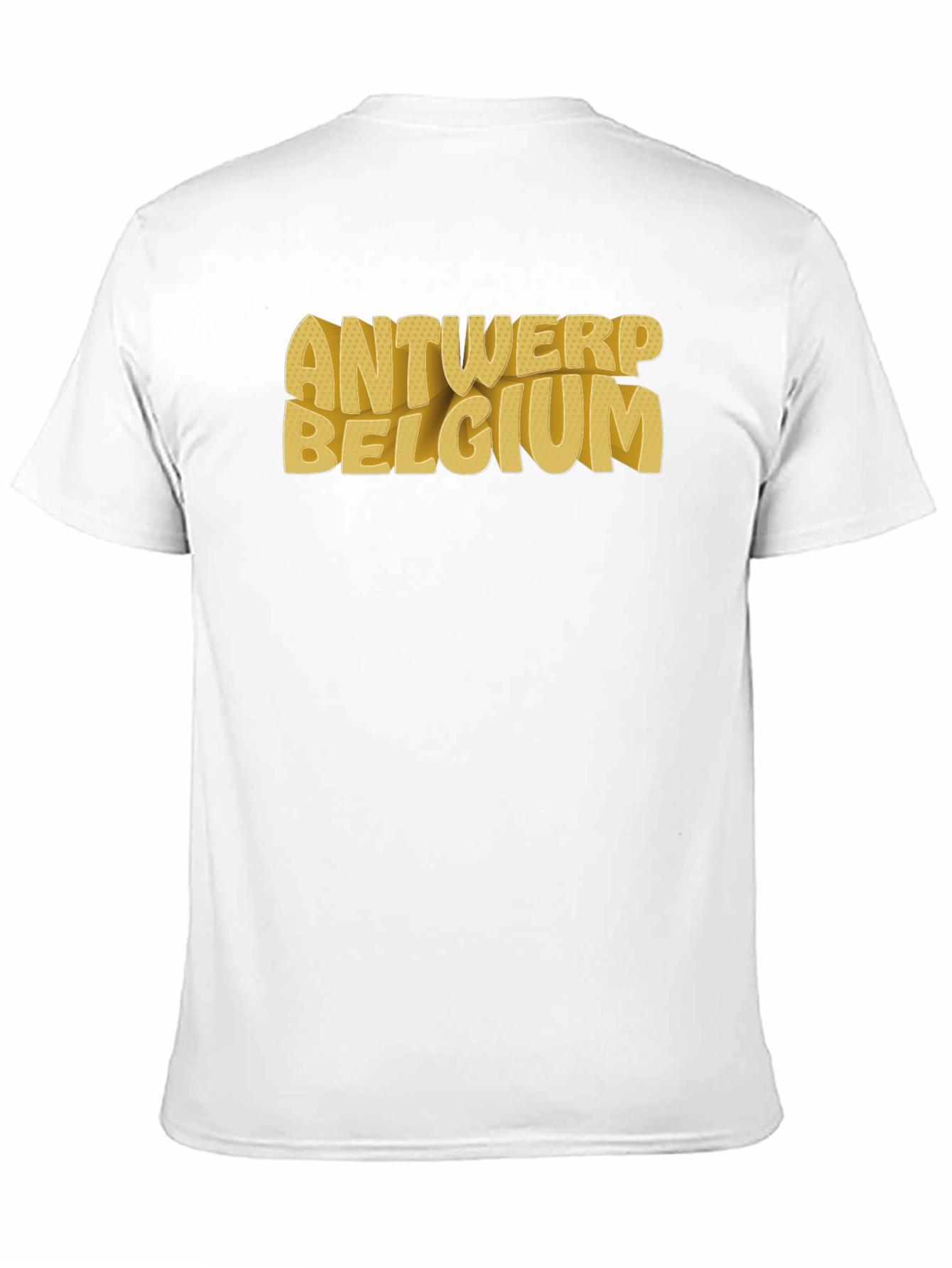 Camiseta Negra Antwerp Belgium Urbana