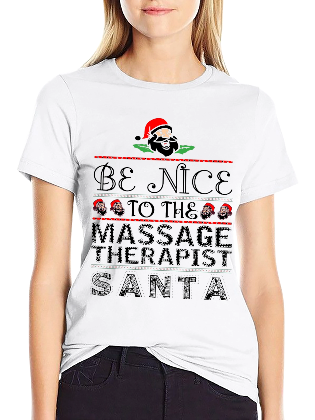 Camiseta Navideña para Masajistas
