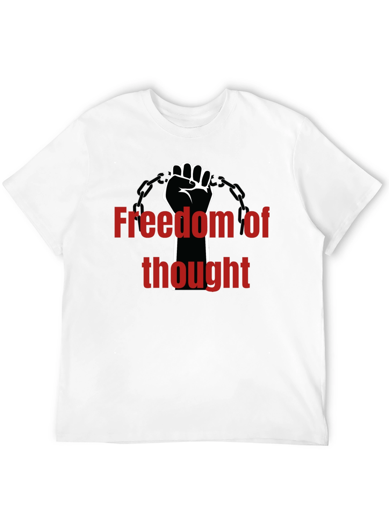 Camiseta Negra Libertad de Pensamiento