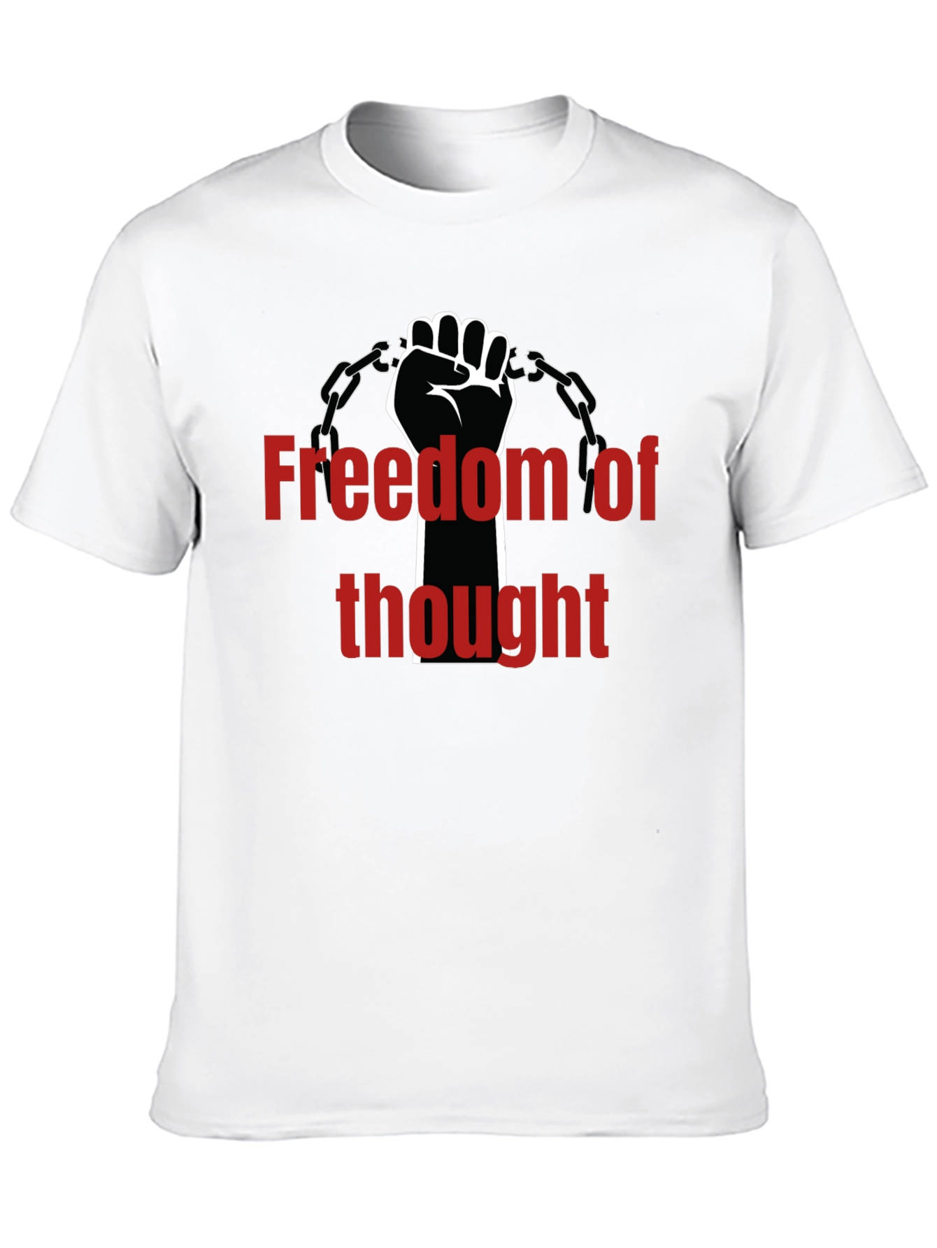 Camiseta Negra Libertad de Pensamiento