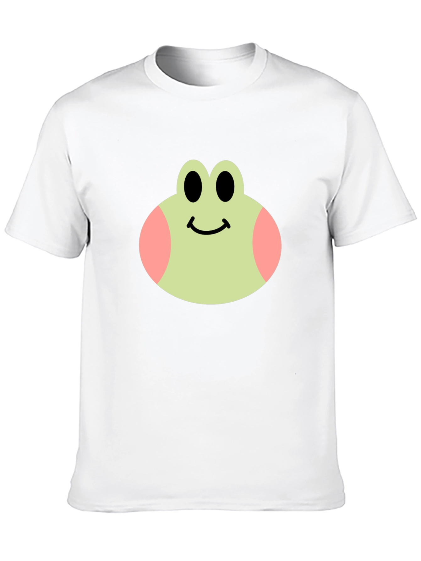 Camiseta Negra con Diseño de Rana Feliz