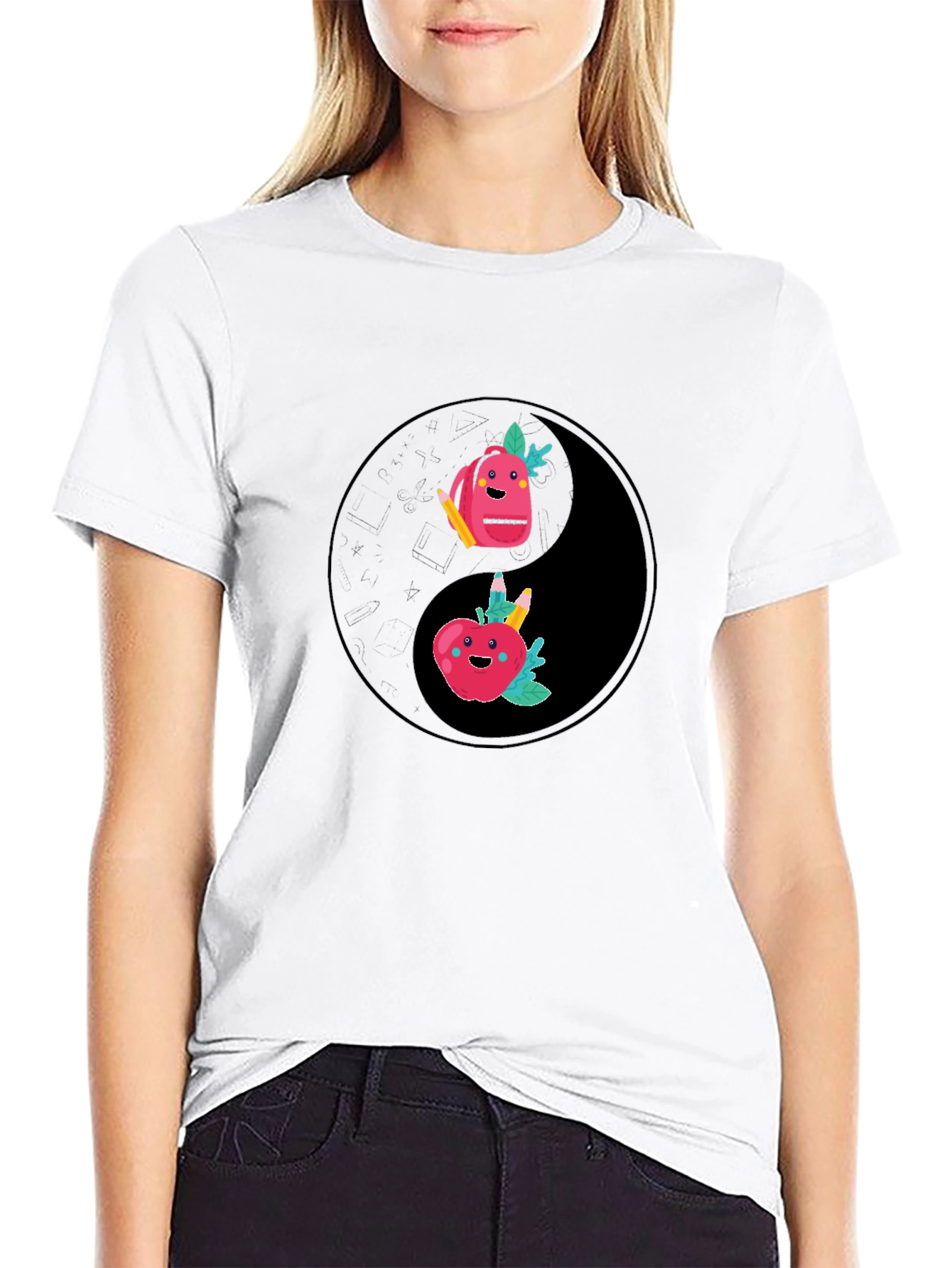 Camiseta Yin Yang Escolar