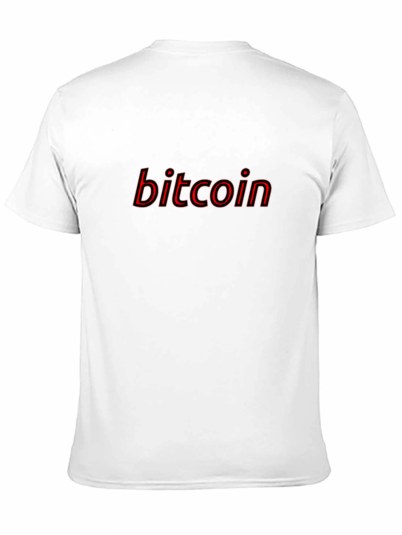 Camiseta Bitcoin Negra para Hombre