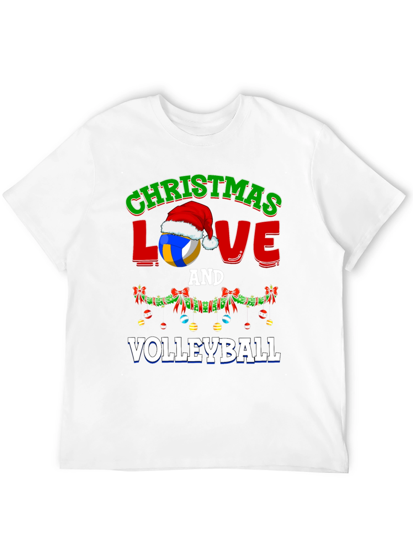 Camiseta Navideña de Voleibol