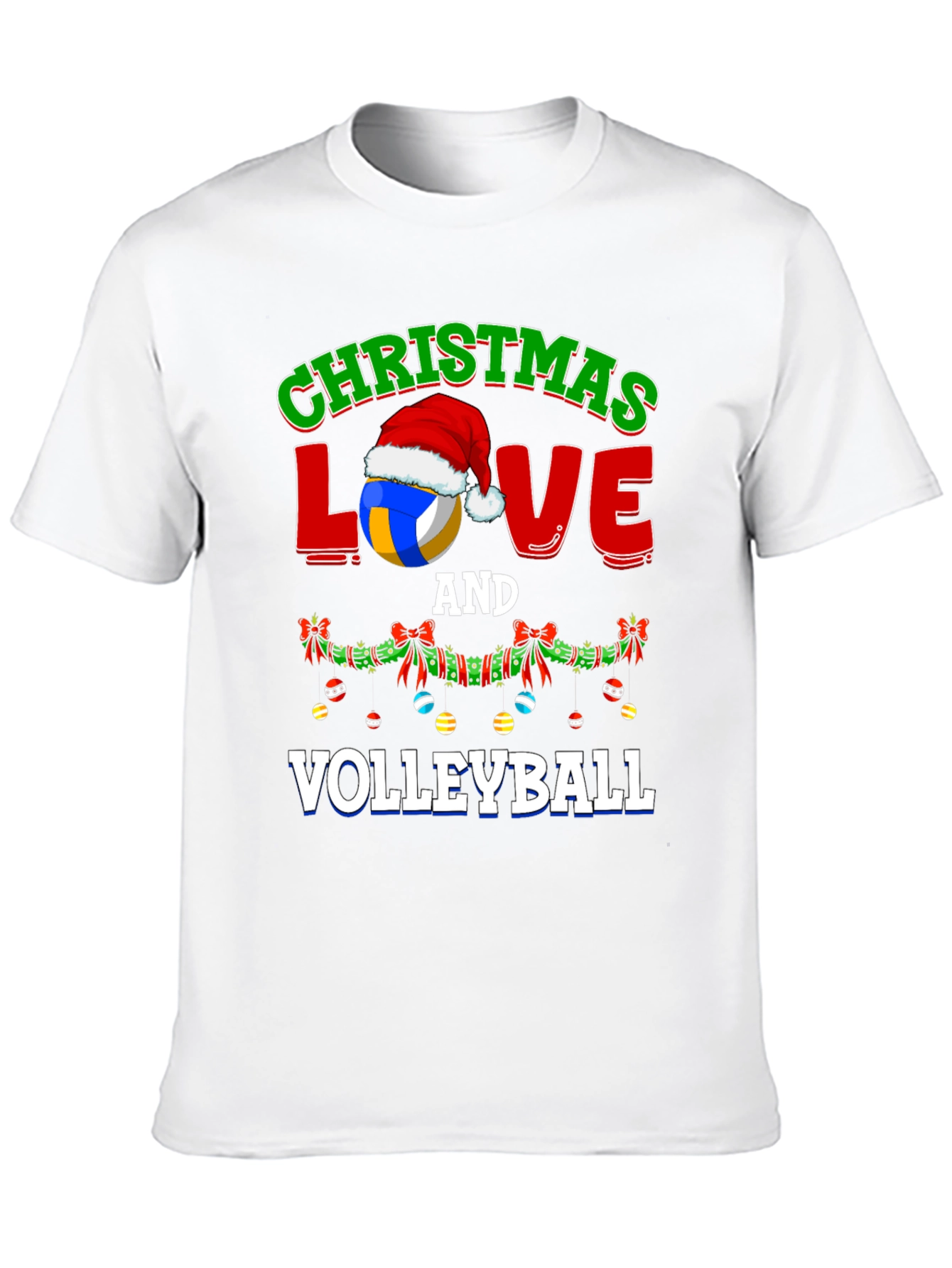 Camiseta Navideña de Voleibol