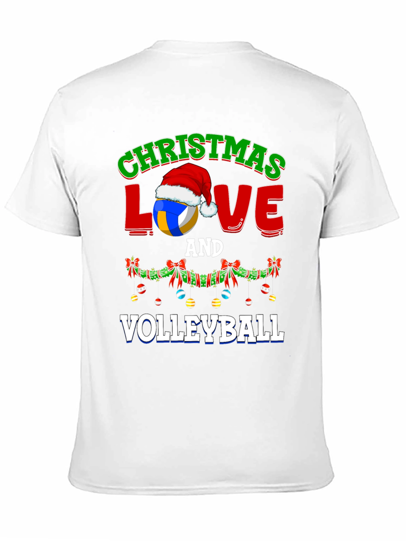 Camiseta Navideña de Voleibol