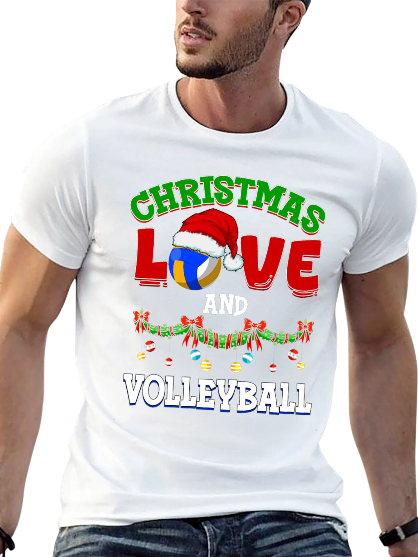 Camiseta Navideña de Voleibol