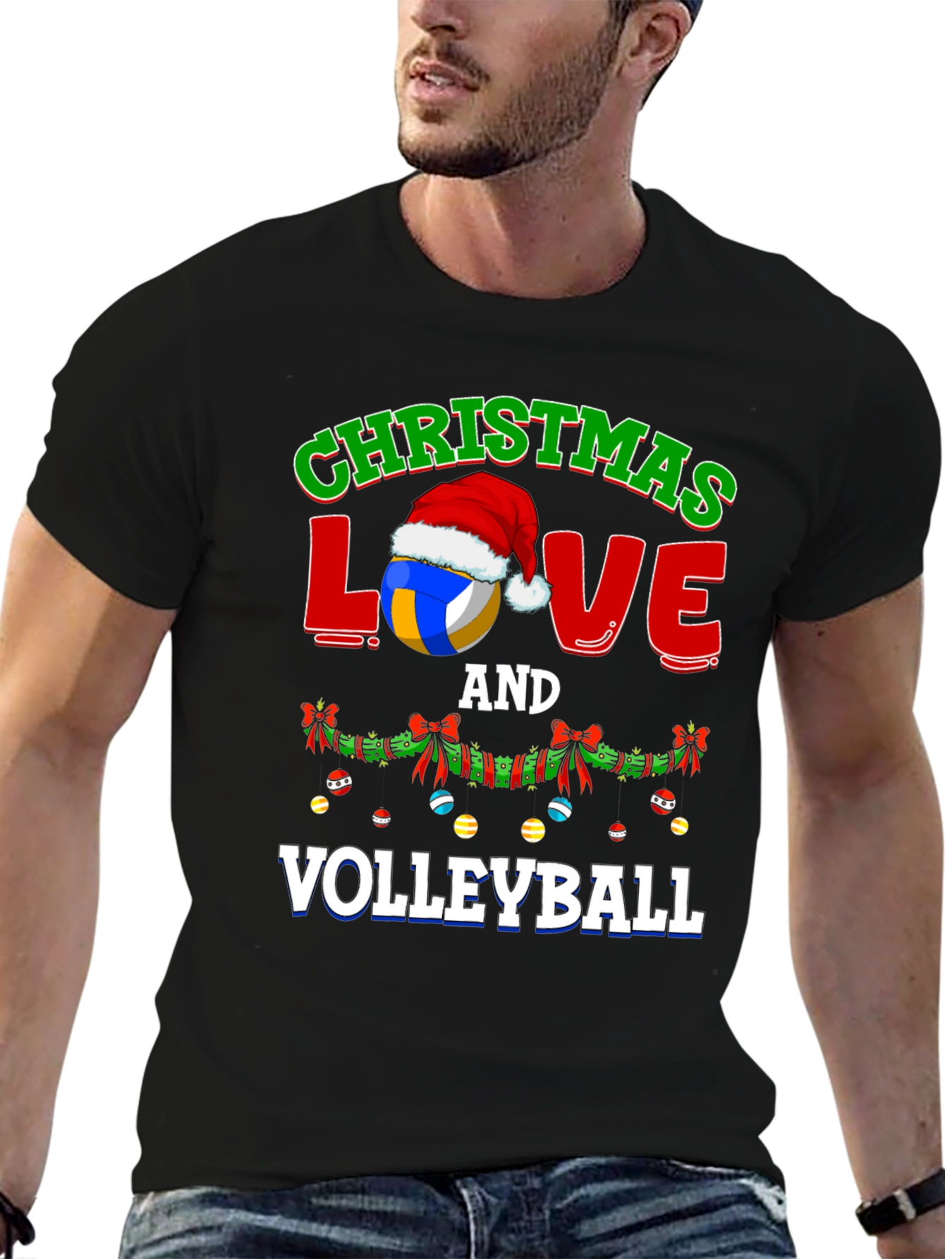 Camiseta Navideña de Voleibol
