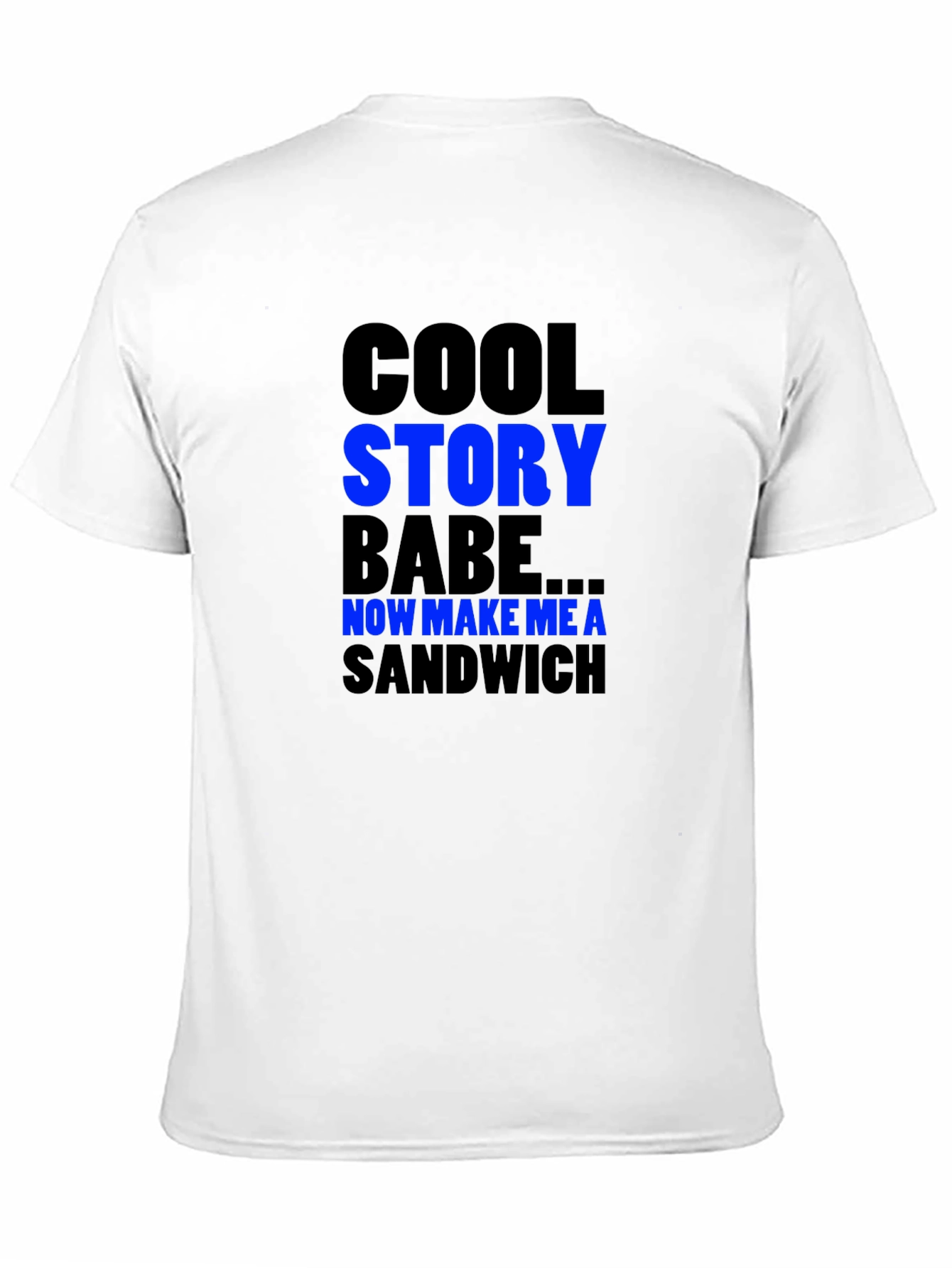 Camiseta Negra Humorística: Cool Story Babe