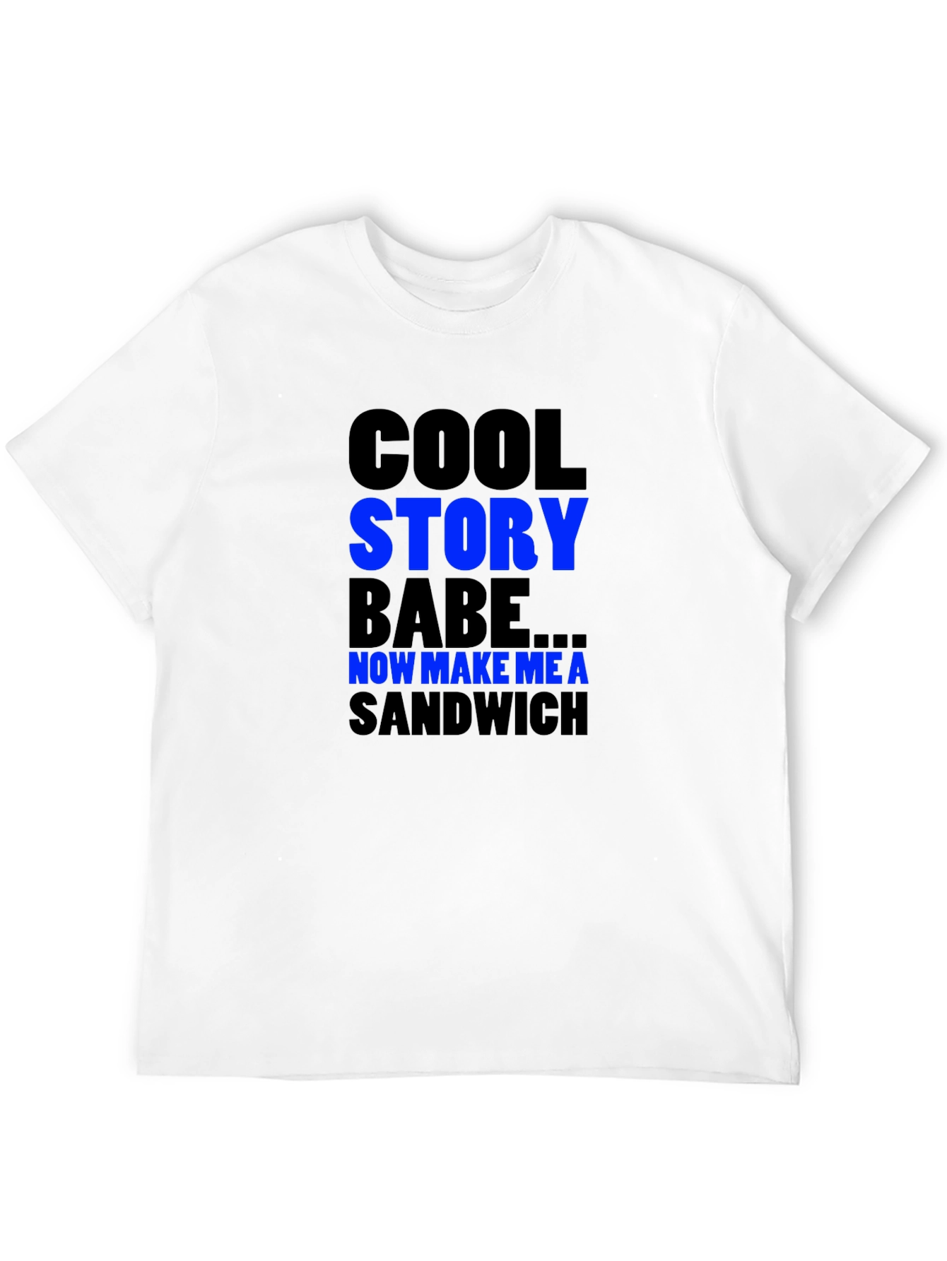 Camiseta Negra Humorística: Cool Story Babe