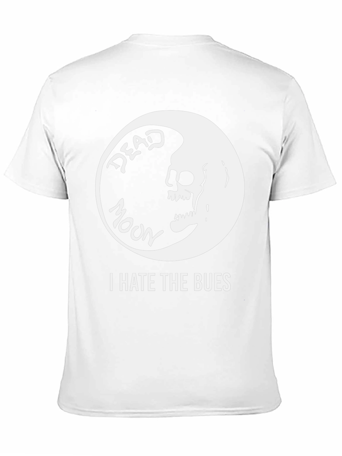 Camiseta Negra Dead Moon I Hate The Bues