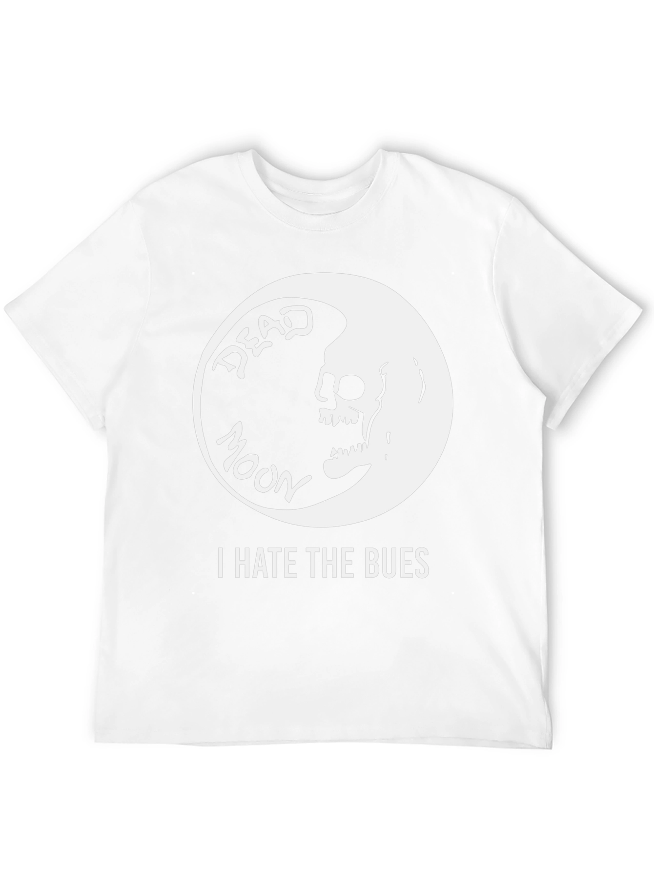 Camiseta Negra Dead Moon I Hate The Bues