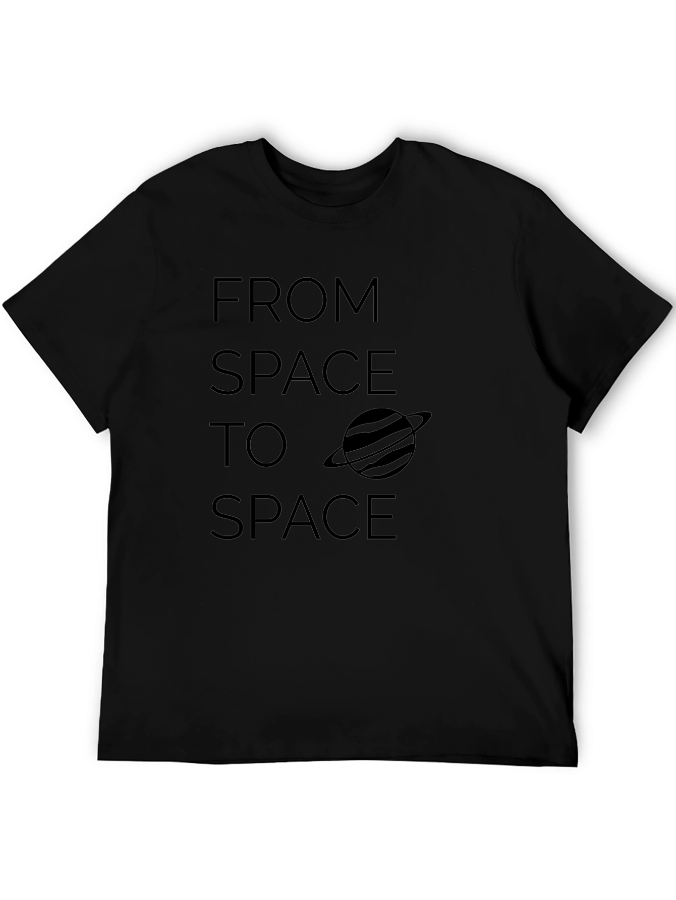 Camiseta Negra Espacial: De Espacio a Espacio