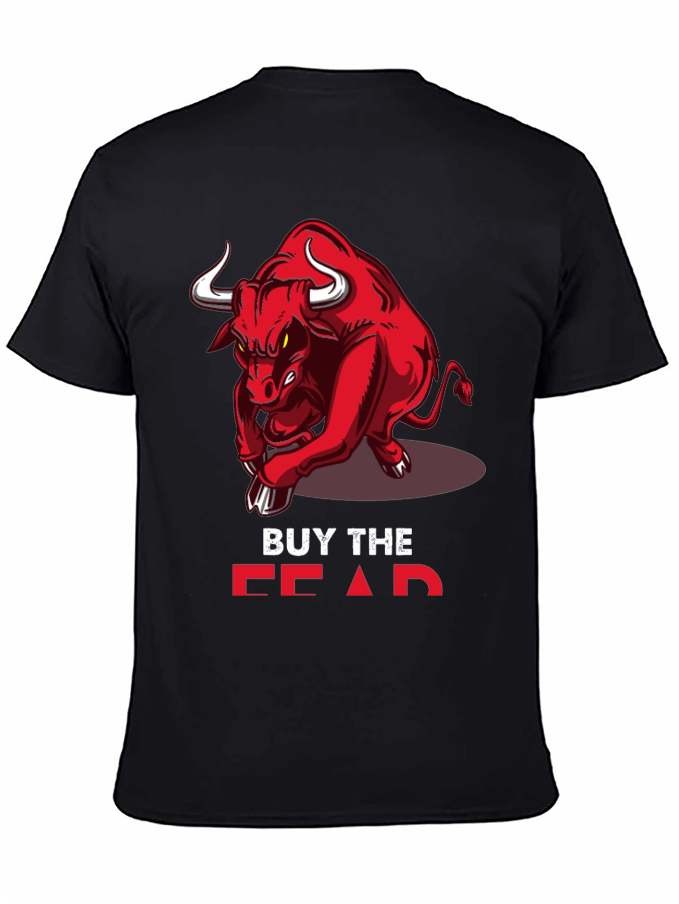 Camiseta Negra Toro - Buy the Fear