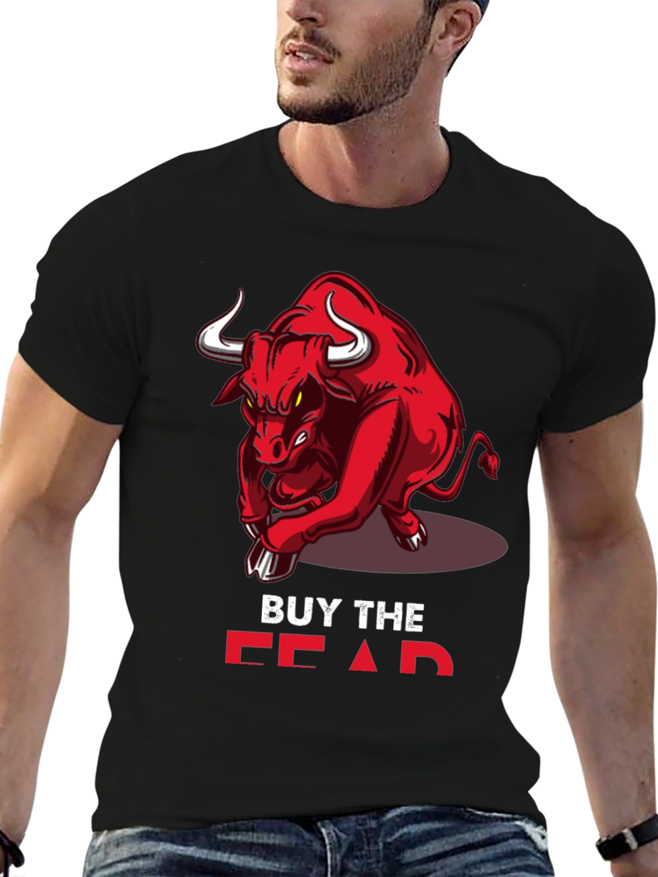 Camiseta Negra Toro - Buy the Fear