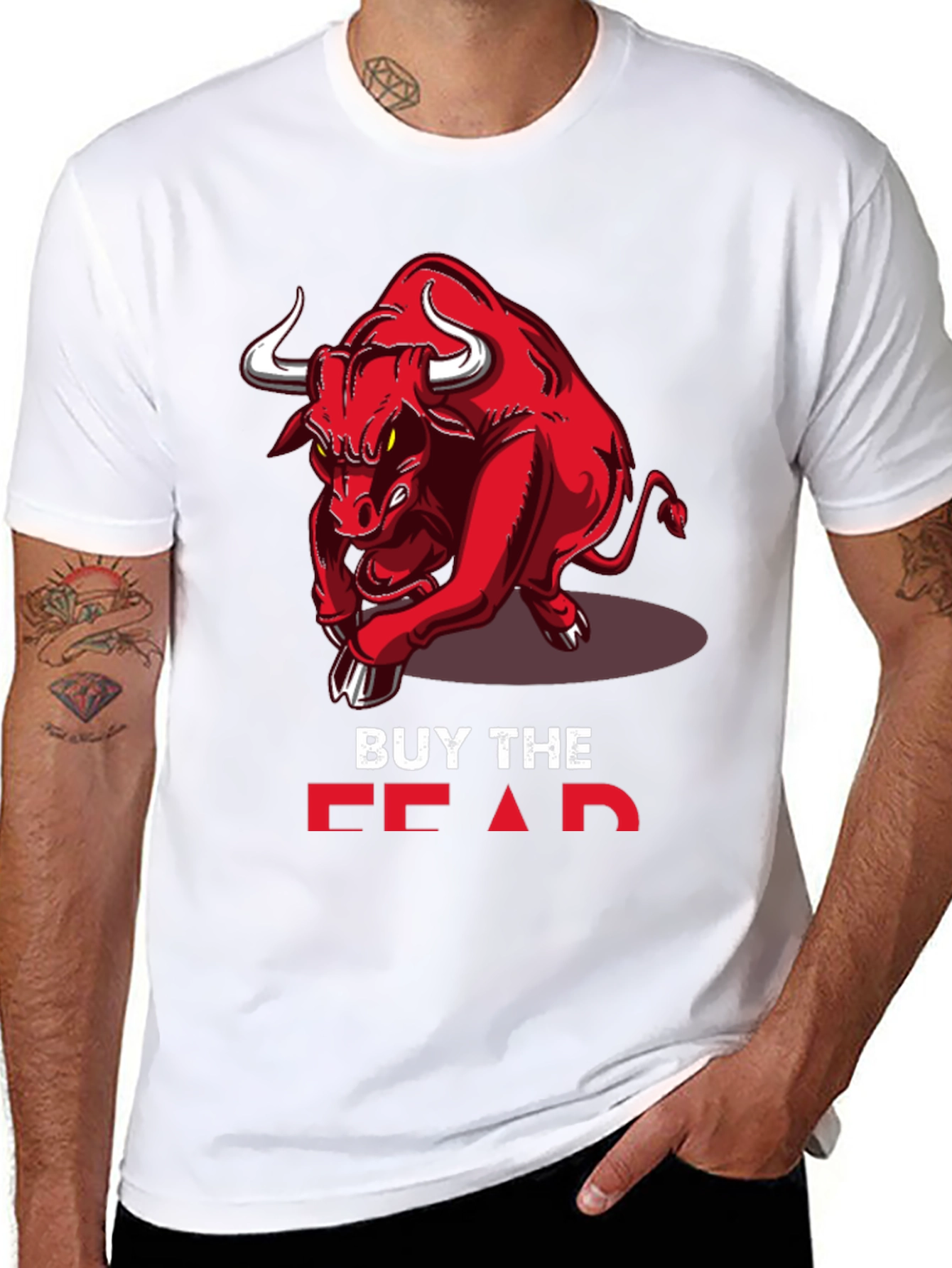 Camiseta Negra Toro - Buy the Fear