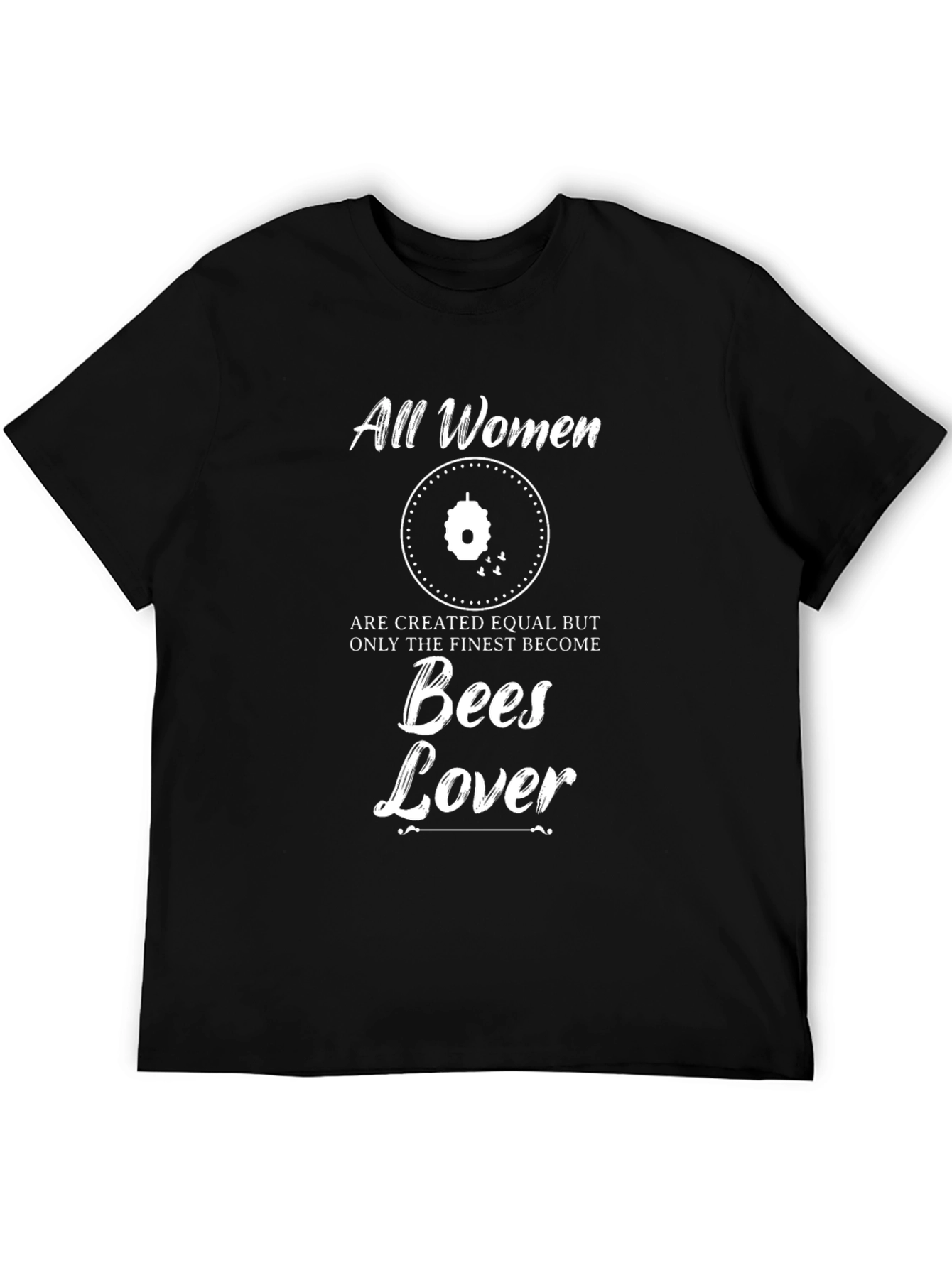 Camiseta Negra Mujer Abejas: Igualdad y Amor Apícola