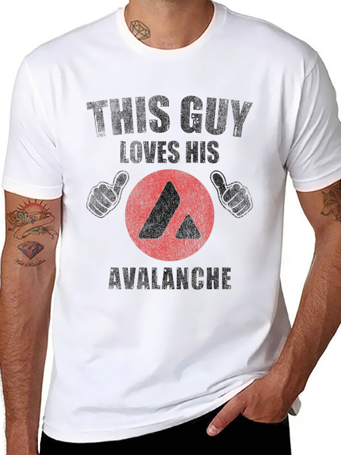 Camiseta Negra: Este Chico Ama Avalanche