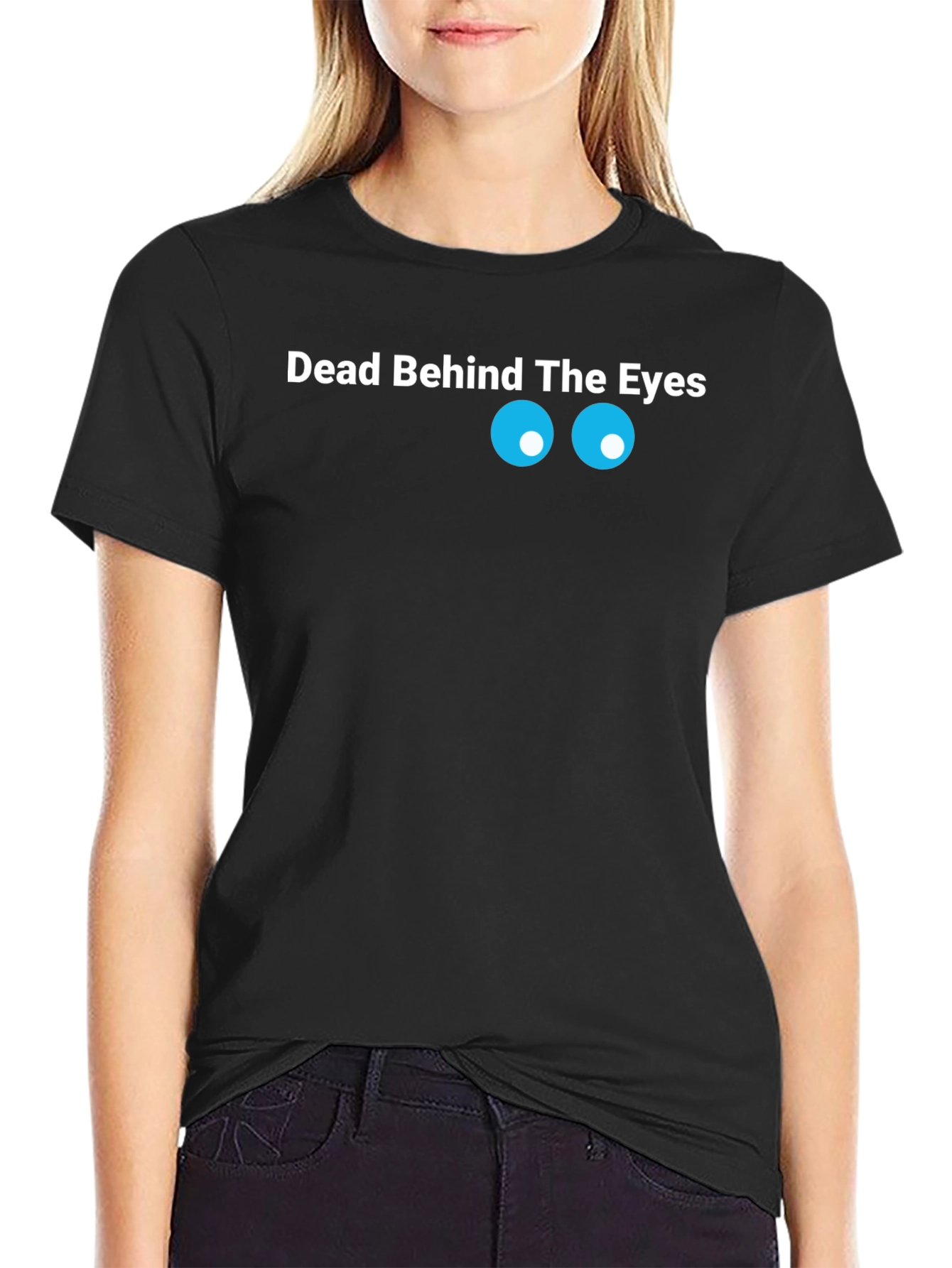 Camiseta Negra: Dead Behind The Eyes