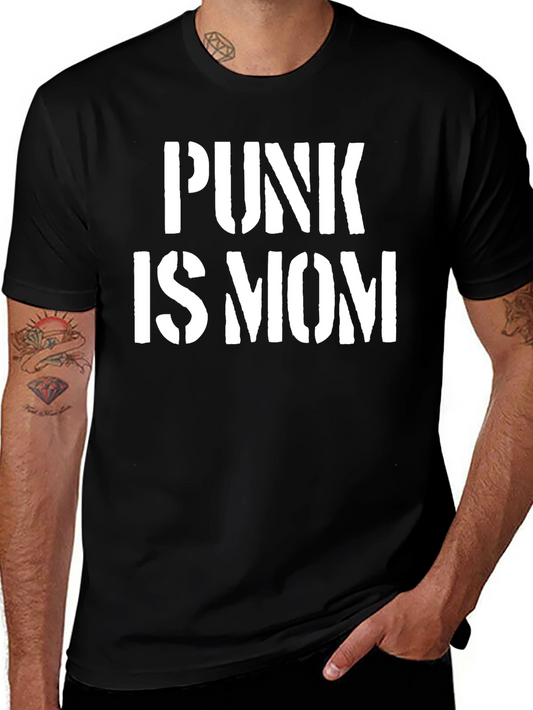 Camiseta Negra: Punk es Mamá - Estilo Único