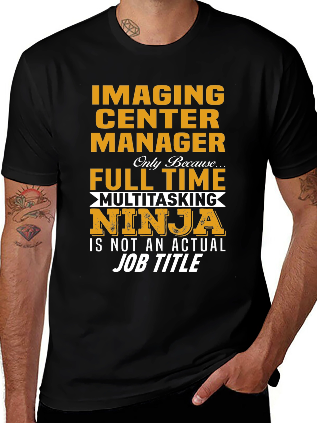 Camiseta Imaging Center Manager Ninja Multitarea