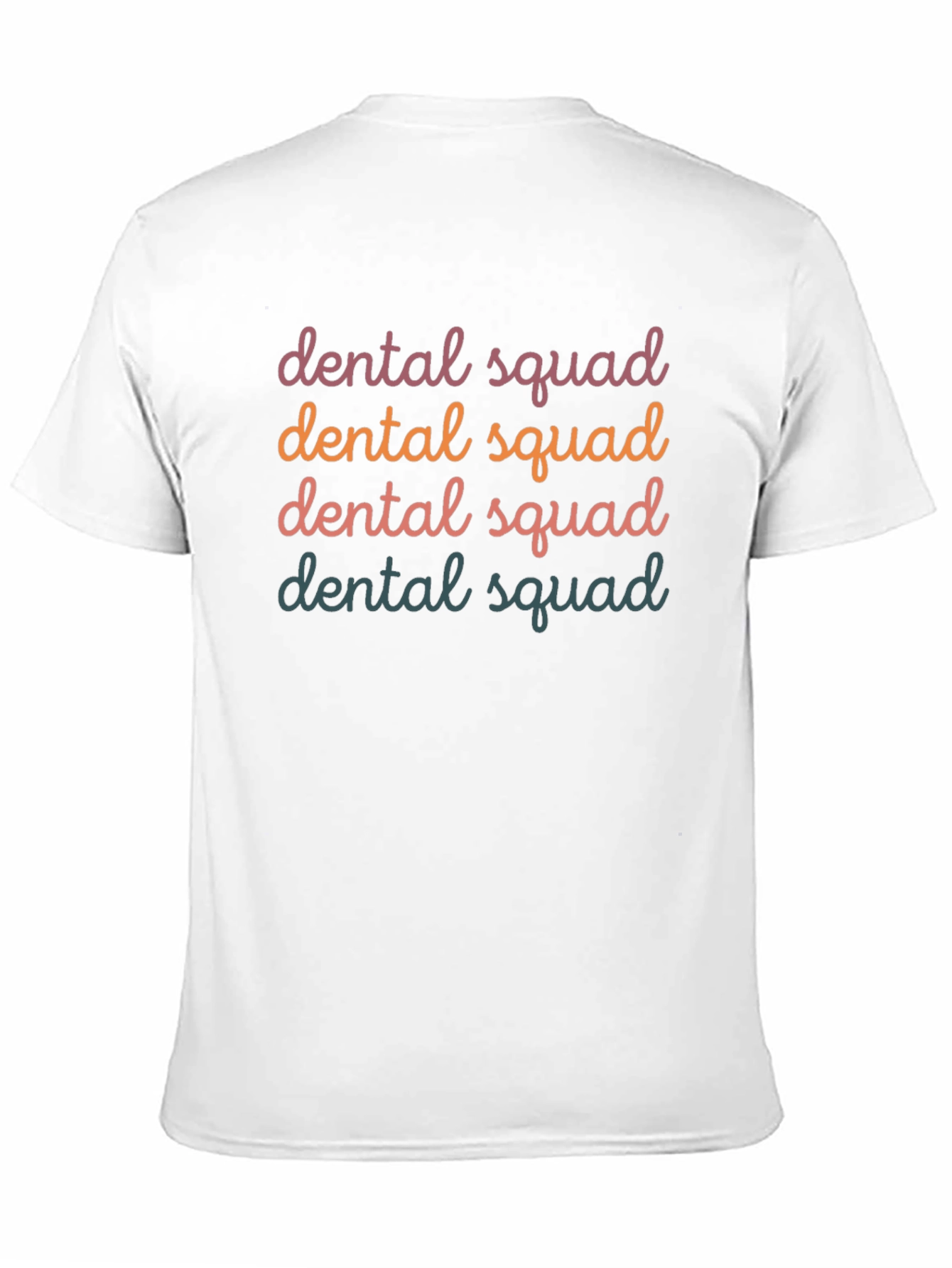 Camiseta Negra Dental Squad Diseño Divertido