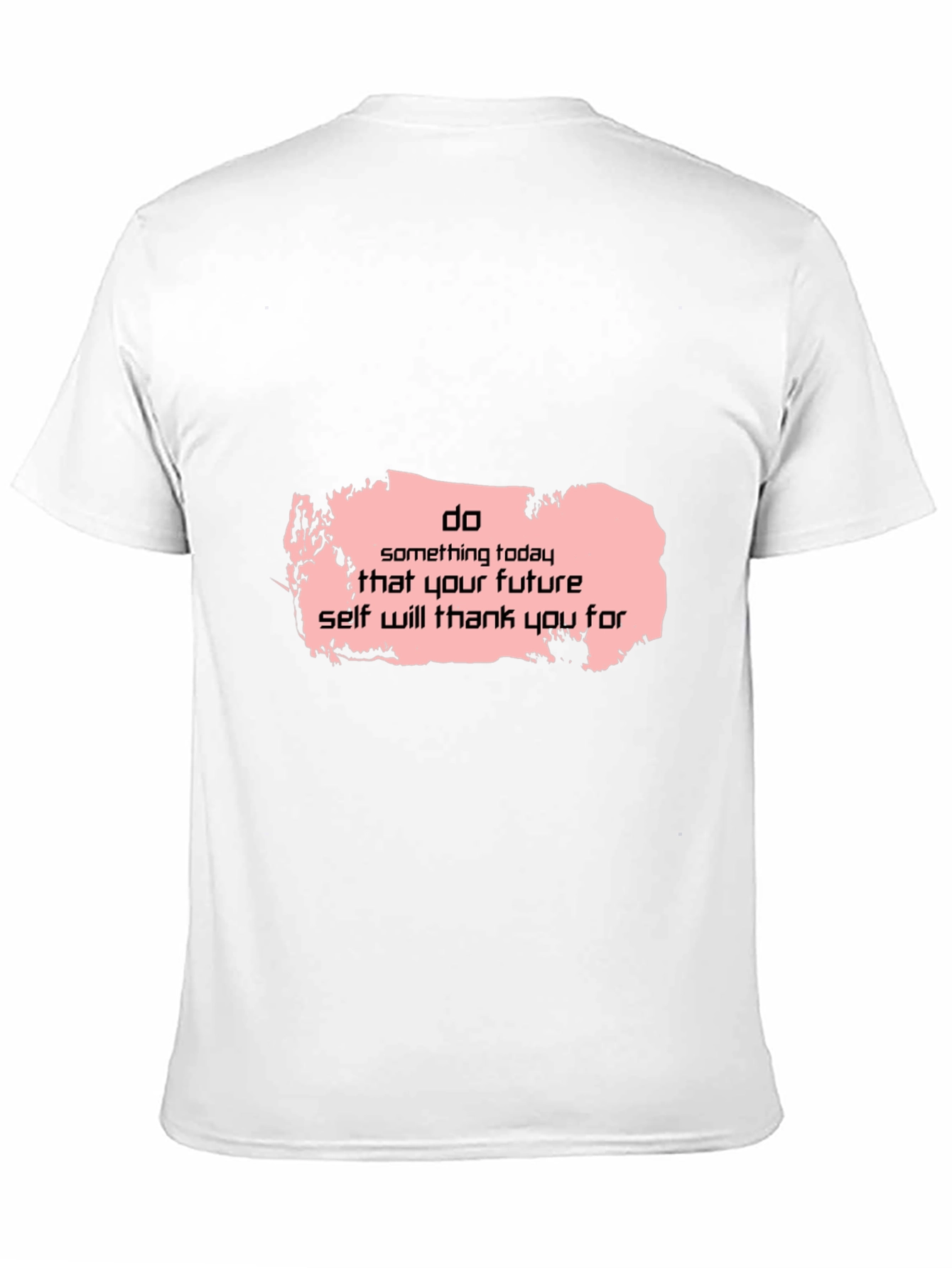 Camiseta Negra Motivacional: Haz Algo Hoy
