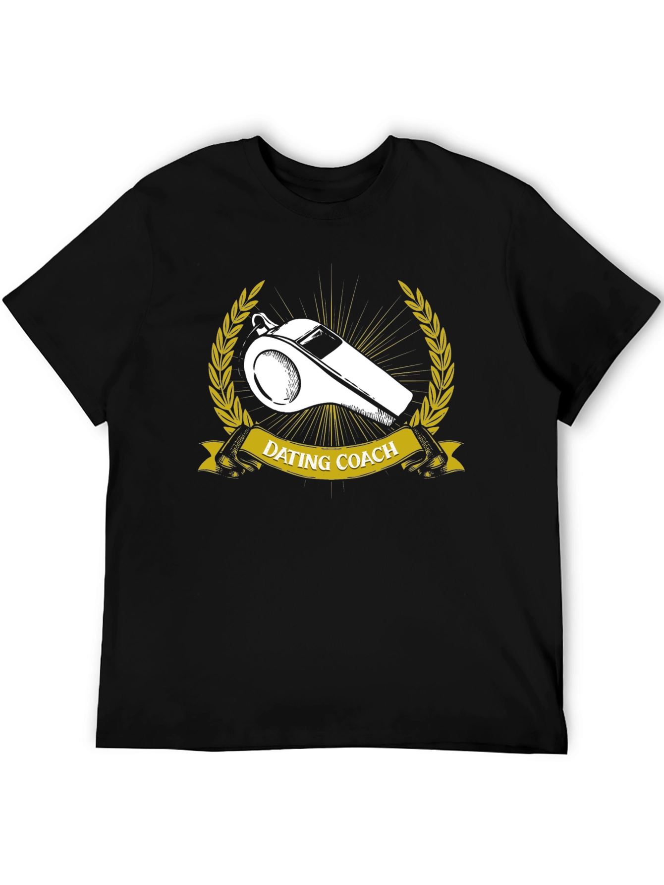 Camiseta Coach de Citas - Silbato Dorado