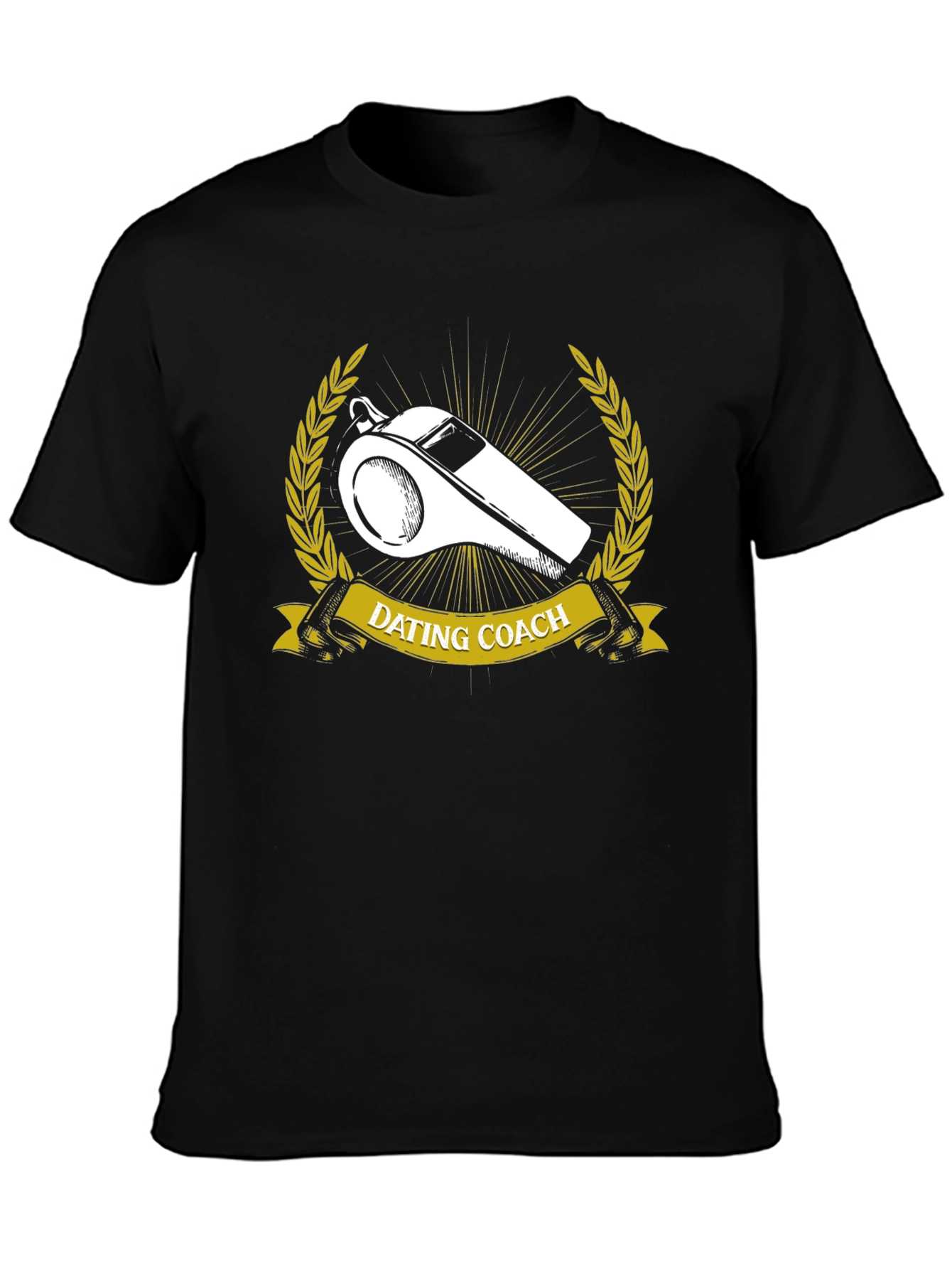 Camiseta Coach de Citas - Silbato Dorado