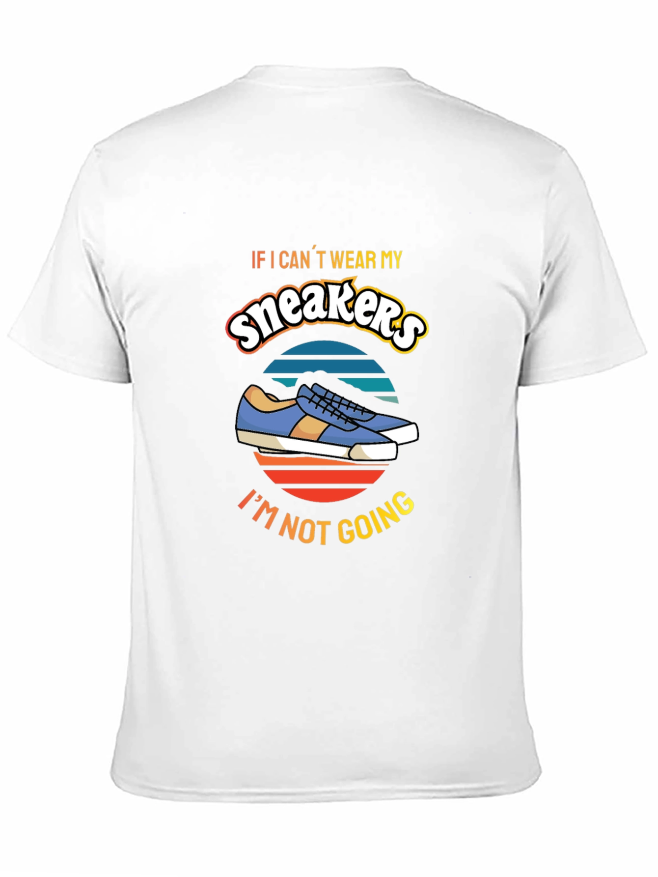 Camiseta Negra con Diseño de Zapatillas Sneakers