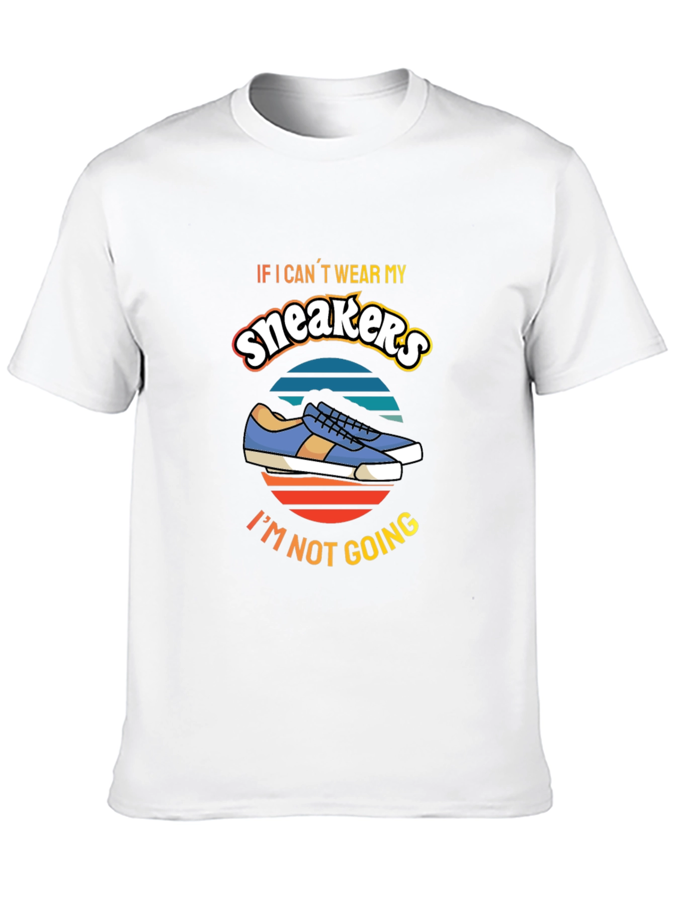 Camiseta Negra con Diseño de Zapatillas Sneakers