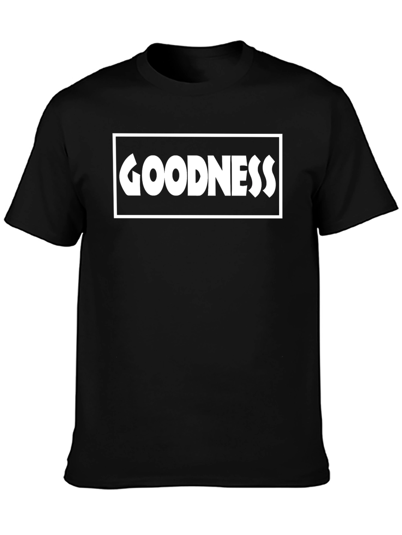 Camiseta Negra GOODNESS Estilo Urbano