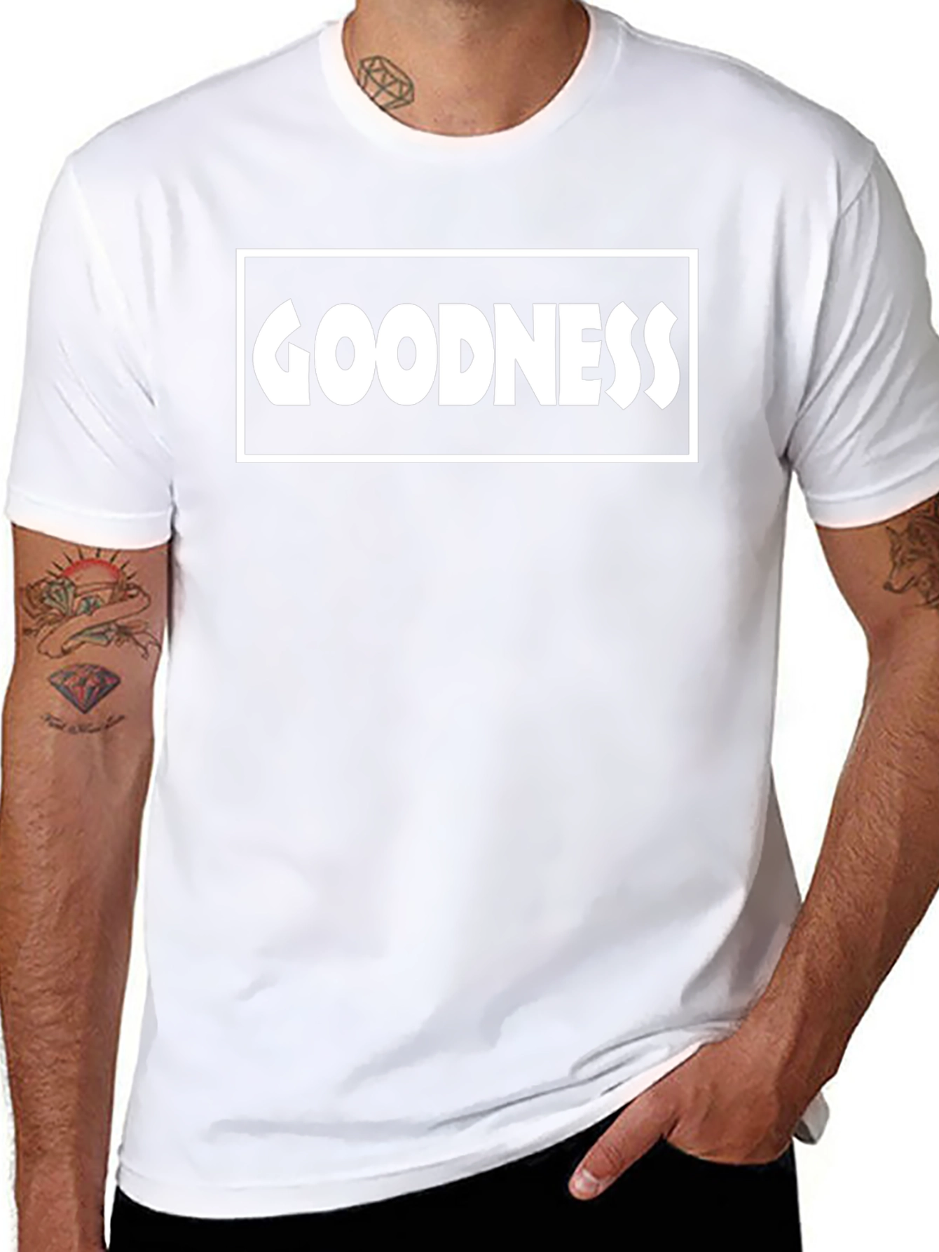 Camiseta Negra GOODNESS Estilo Urbano