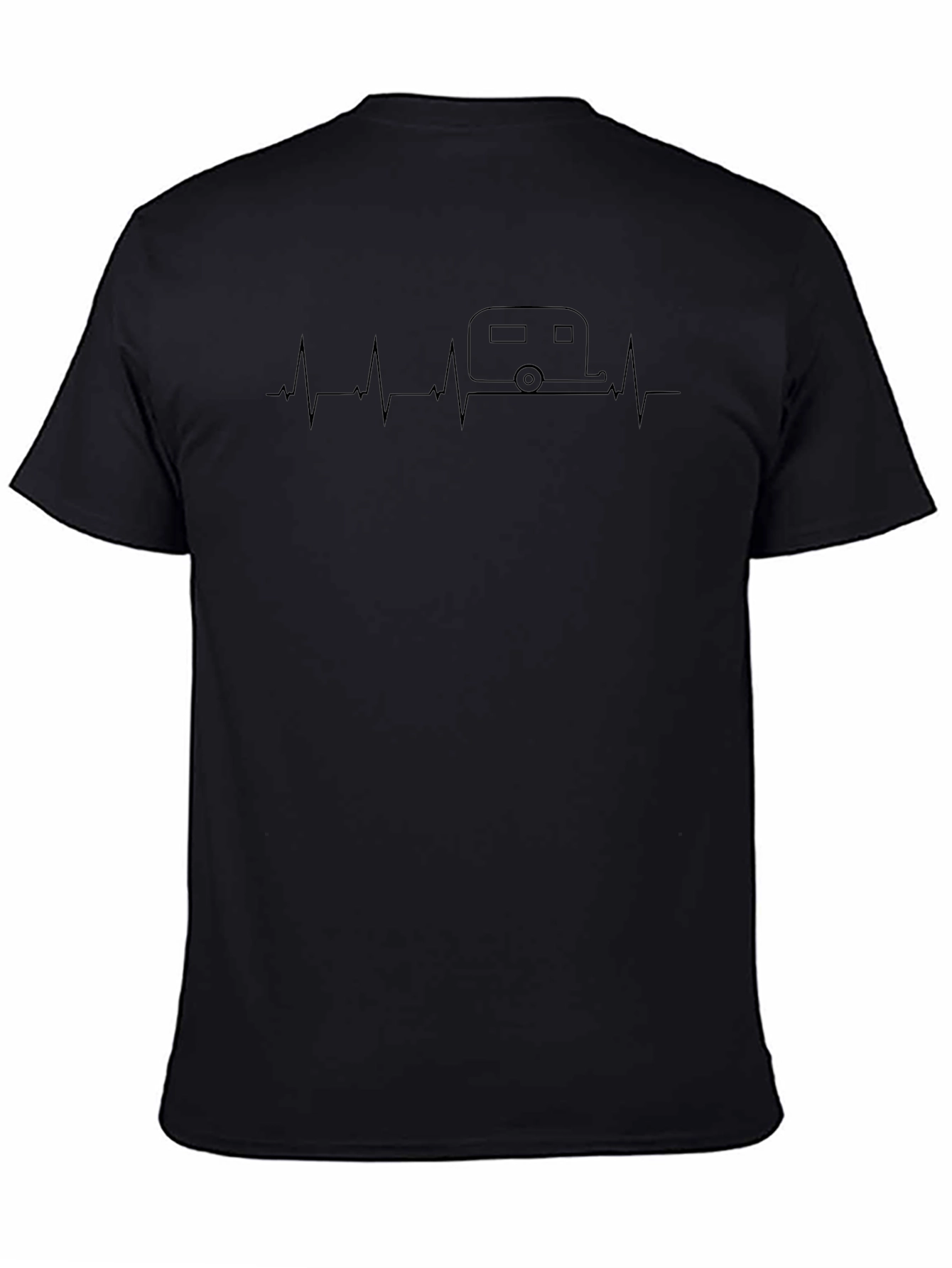 Camiseta Negra Latido de Camper