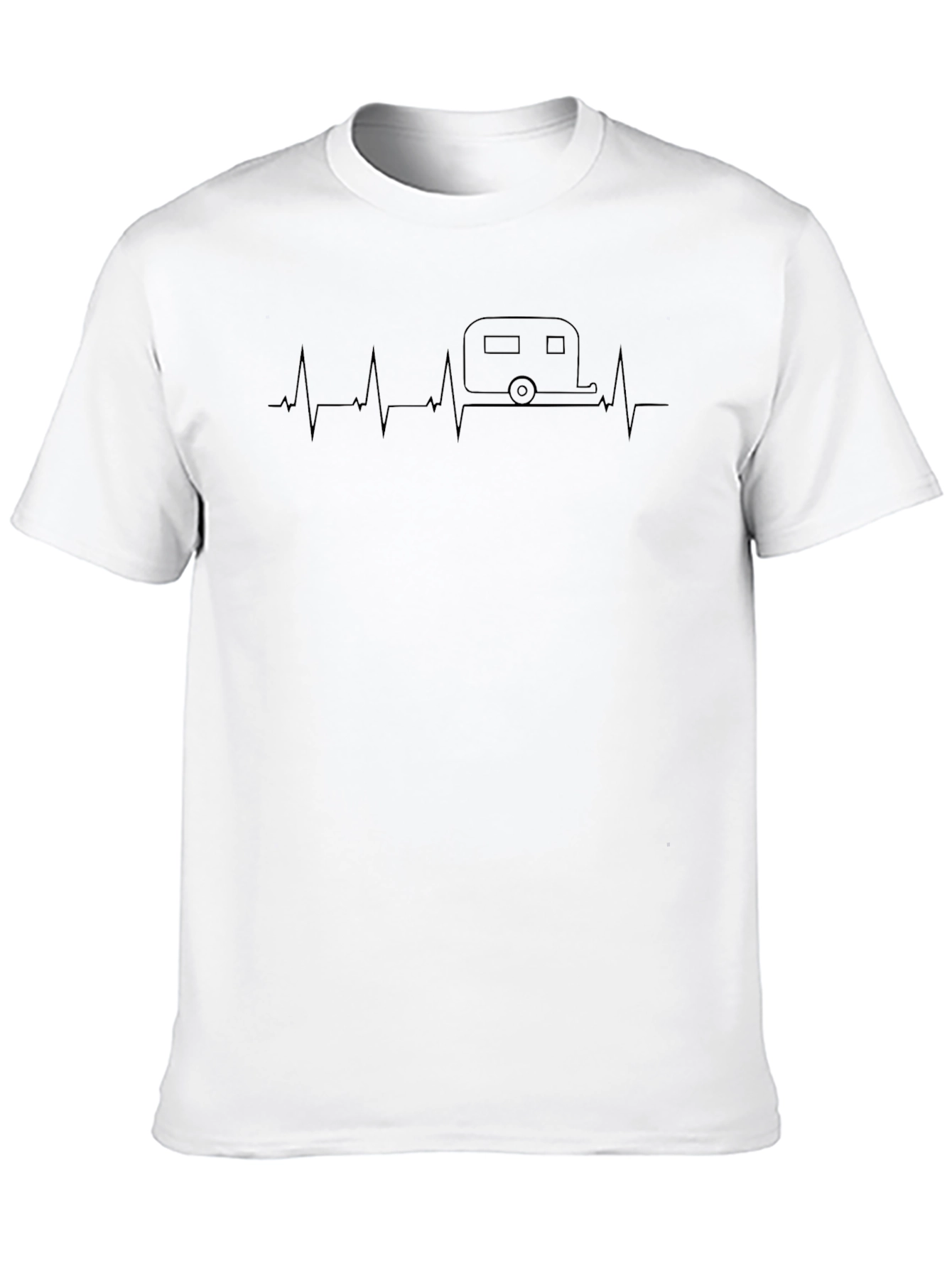 Camiseta Negra Latido de Camper