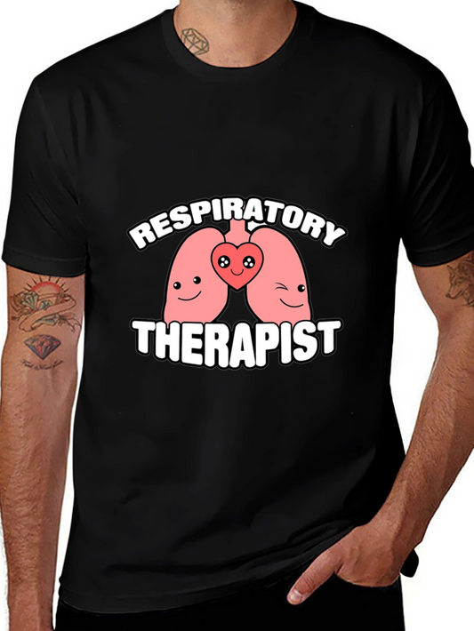 Camiseta Negra Respitatorio Terapeuta