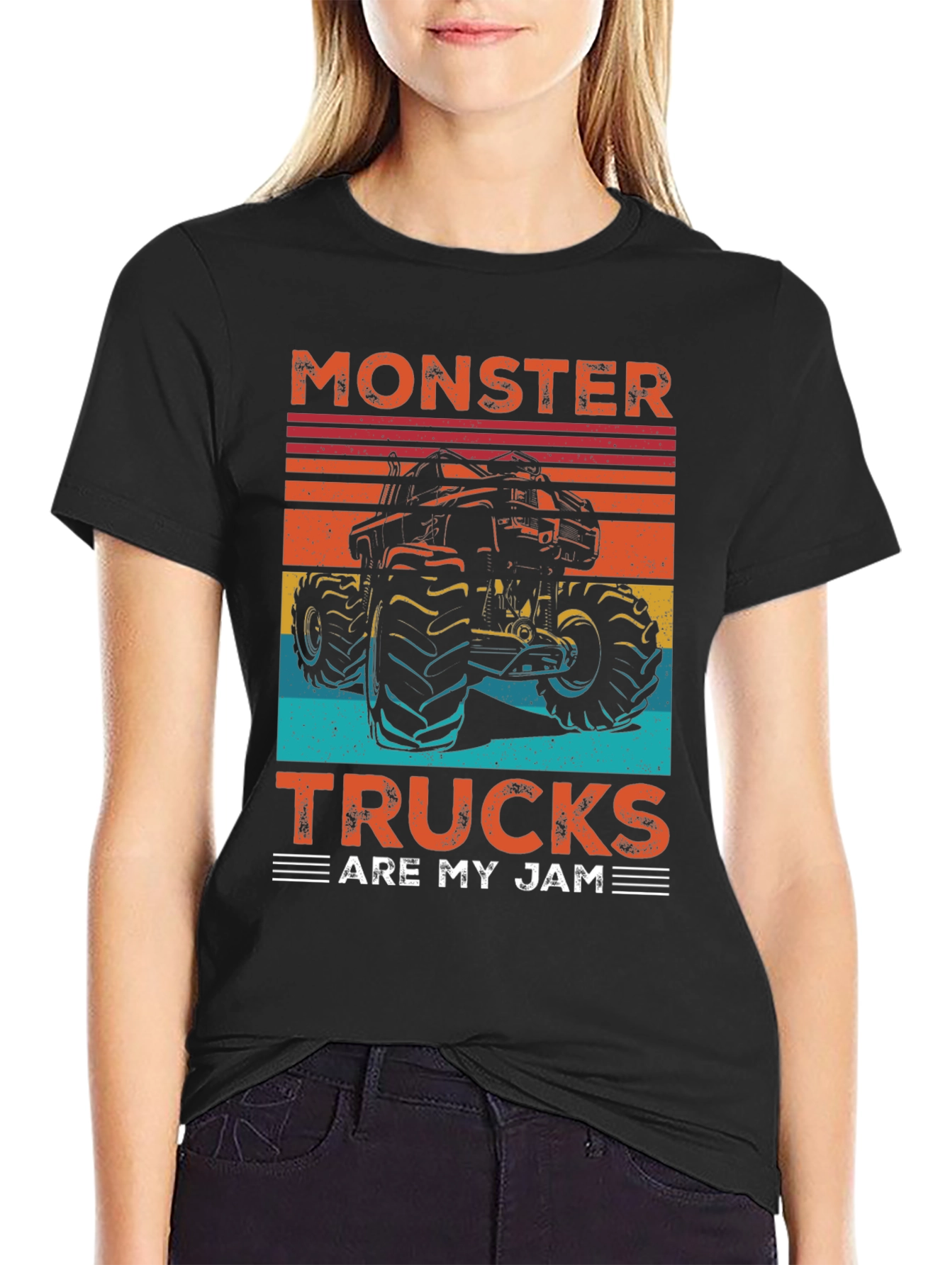 Camiseta Gráfica de Camionetas Monstruo