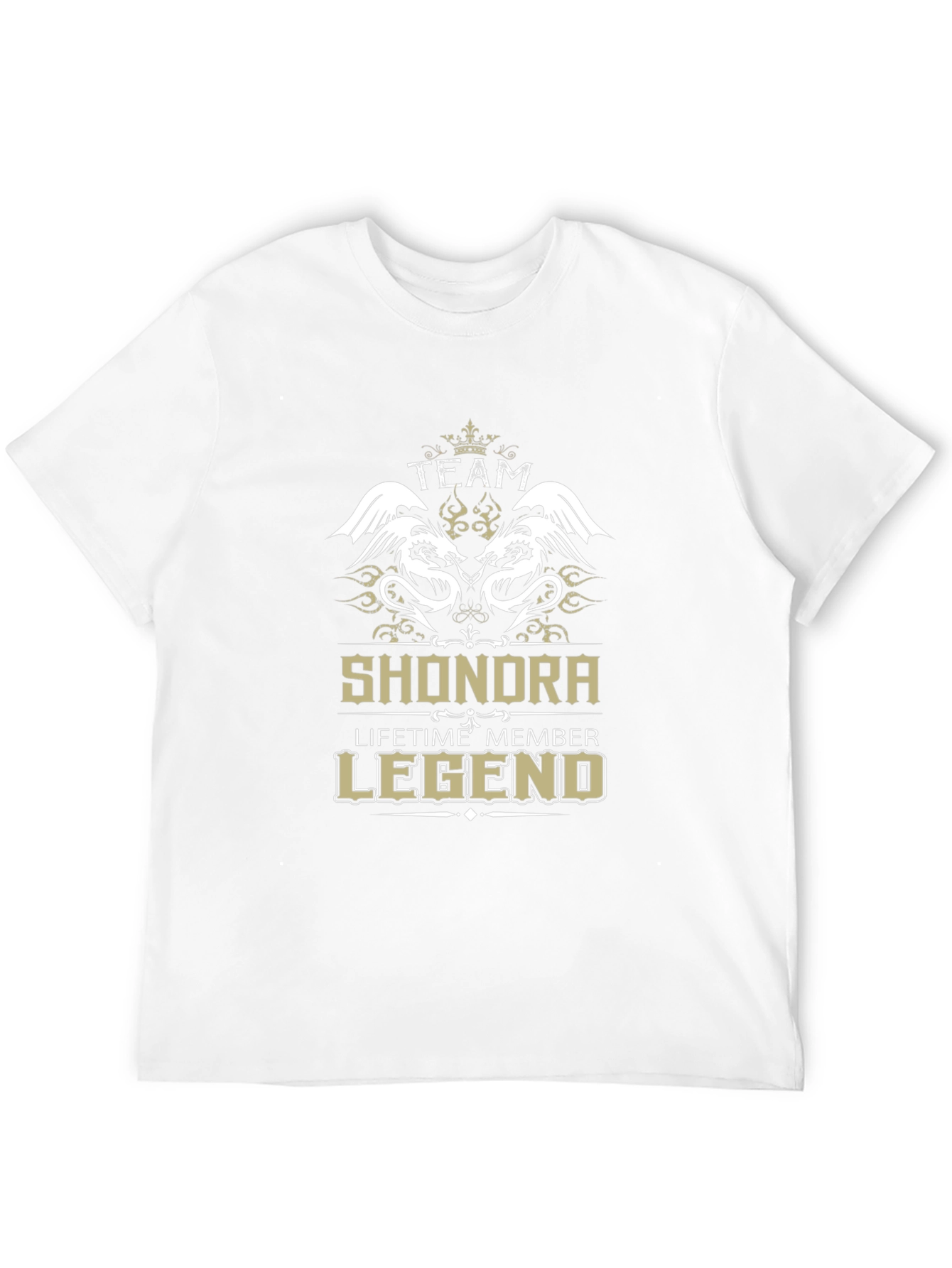 Camiseta Negra Personalizada Shondra Legend