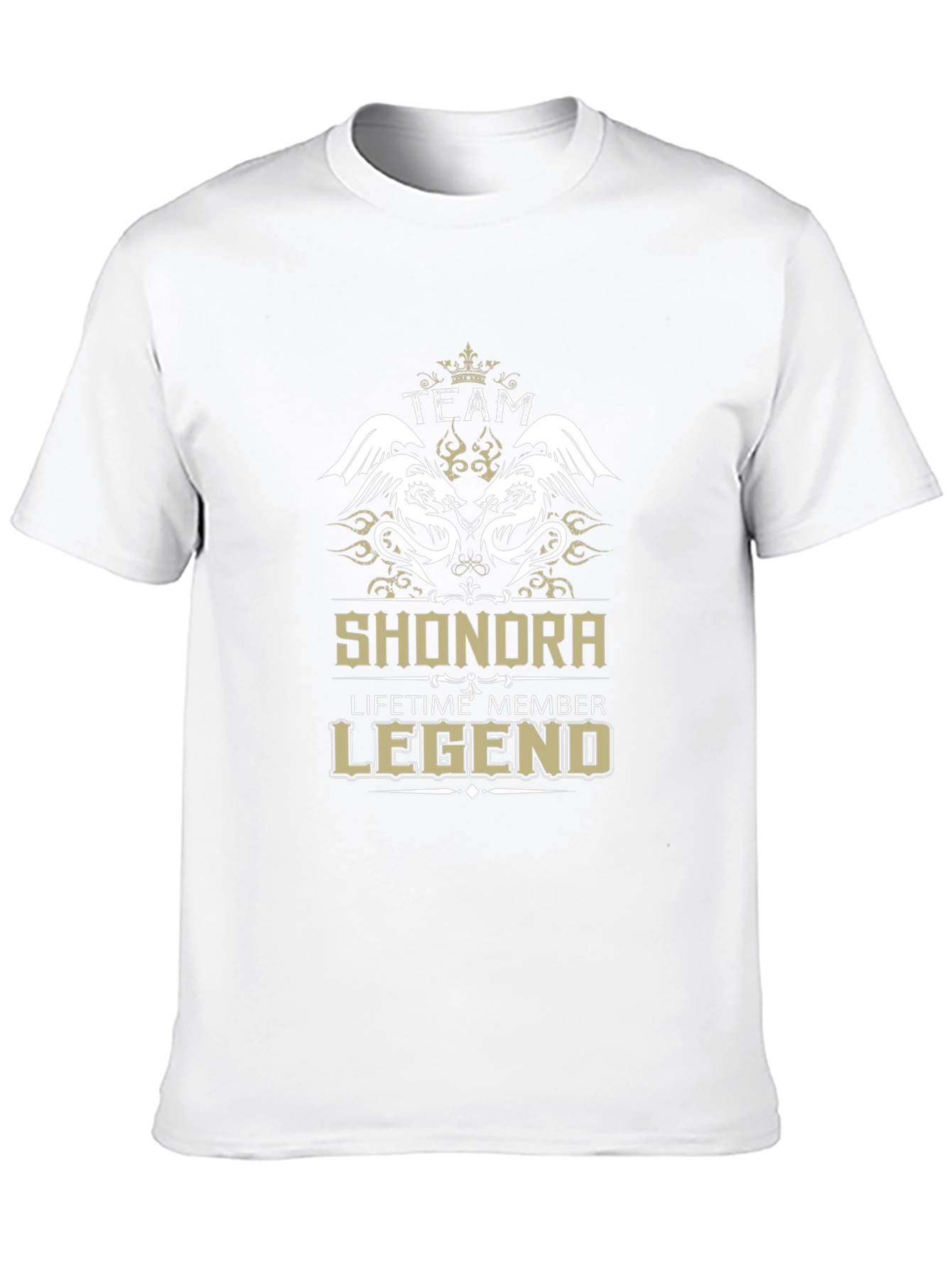 Camiseta Negra Personalizada Shondra Legend
