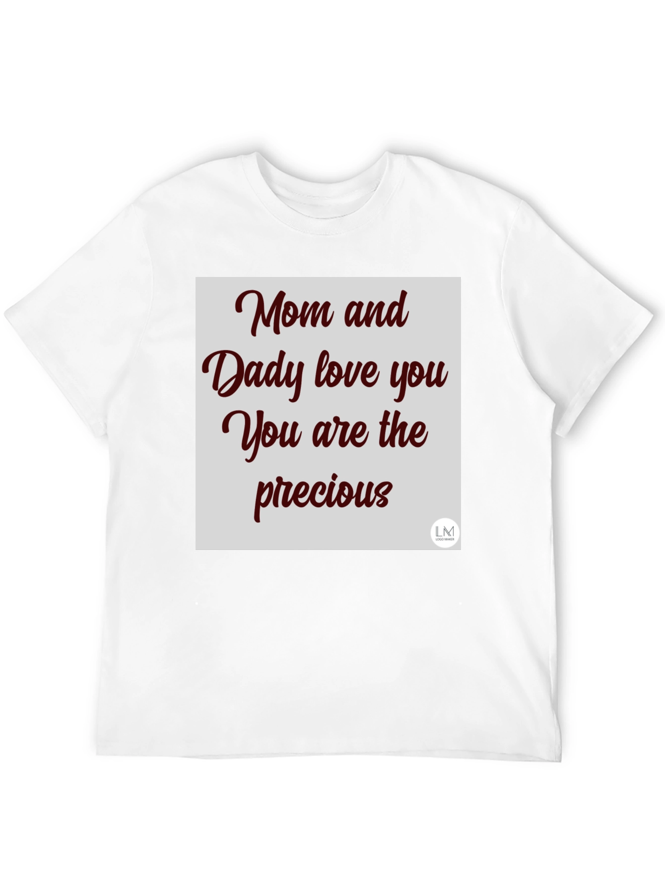 Camiseta Negra Mamá y Papá te Aman