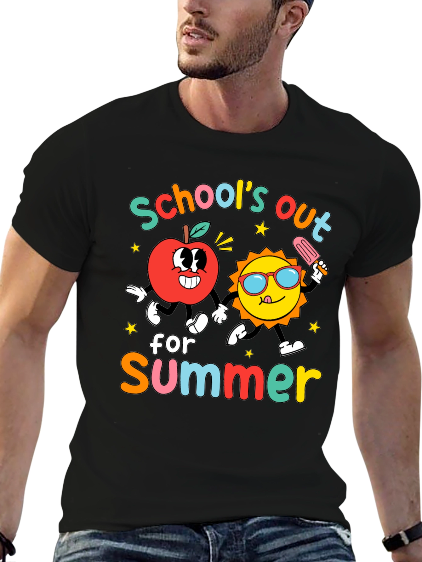 Camiseta Negra: Schools Out for Summer