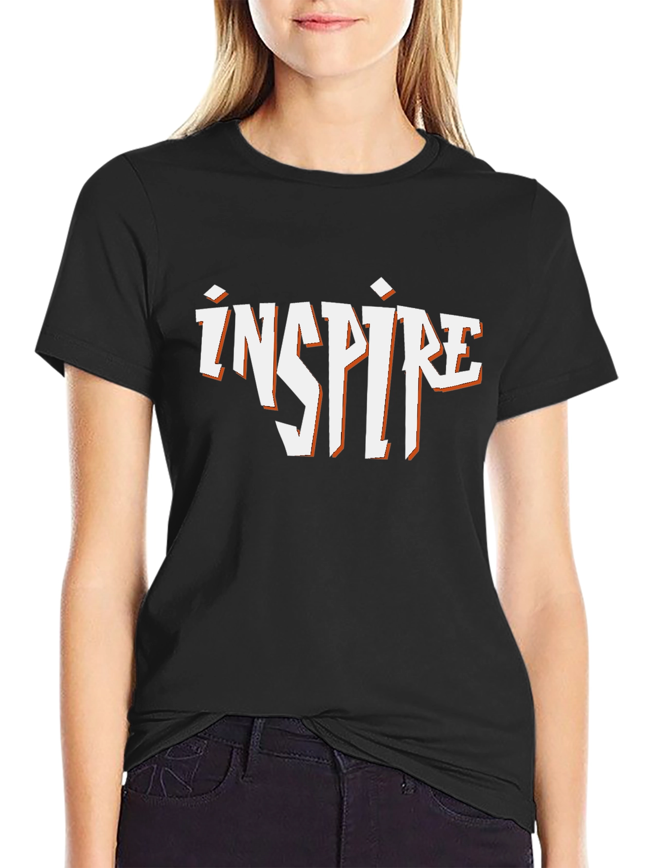 Camiseta Negra Inspire para Hombre
