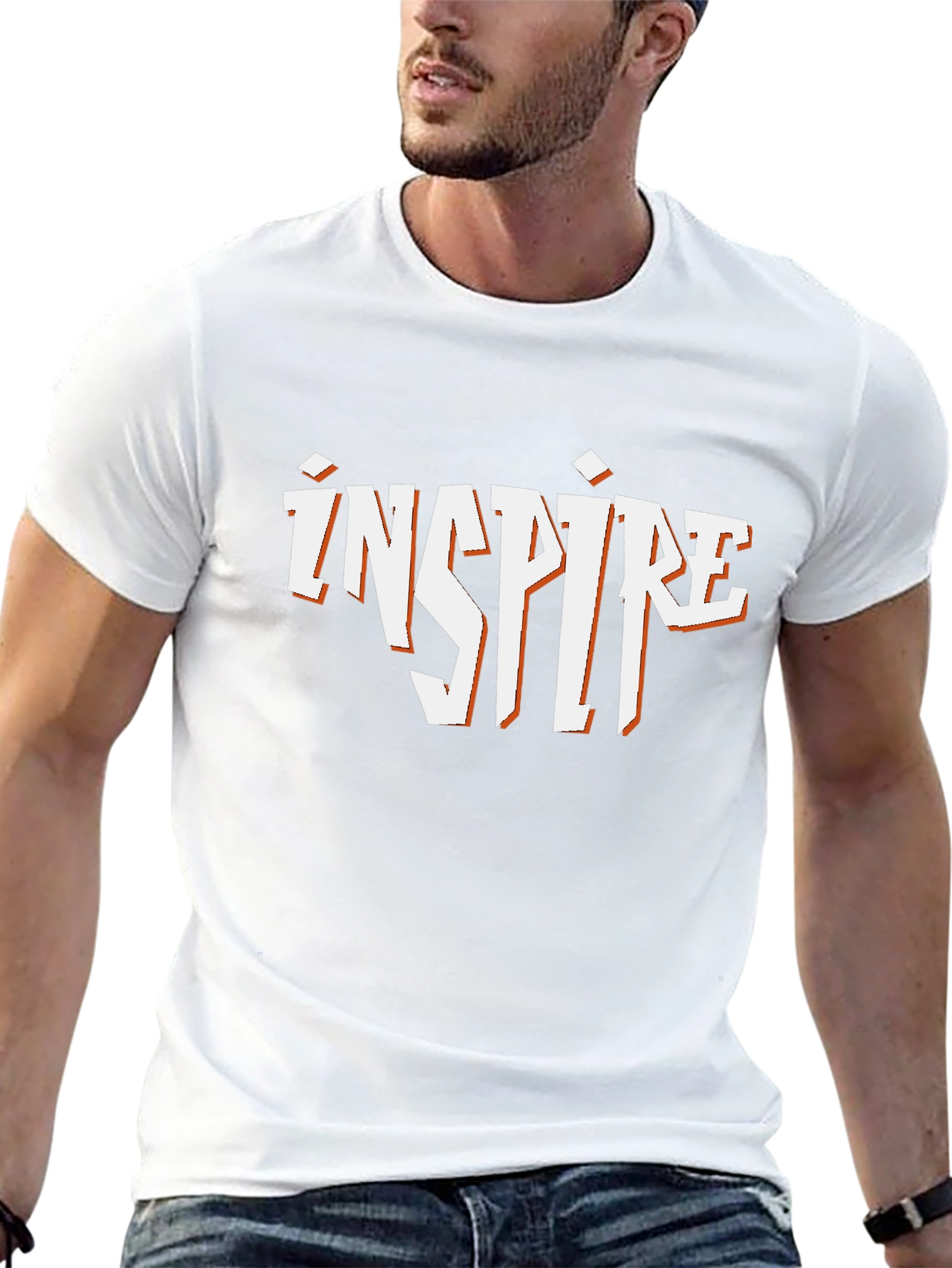 Camiseta Negra Inspire para Hombre