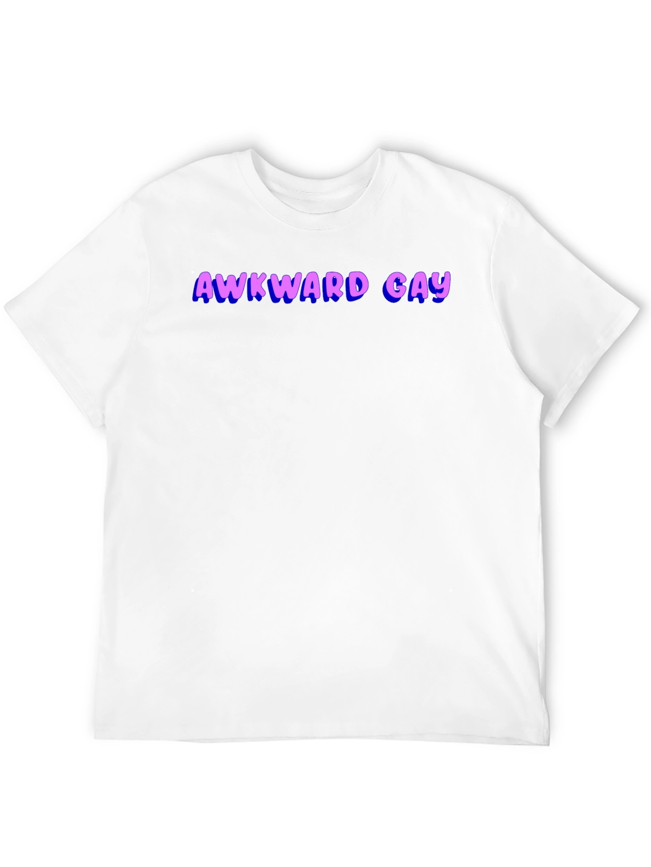 Camiseta Negra Awkward Gay